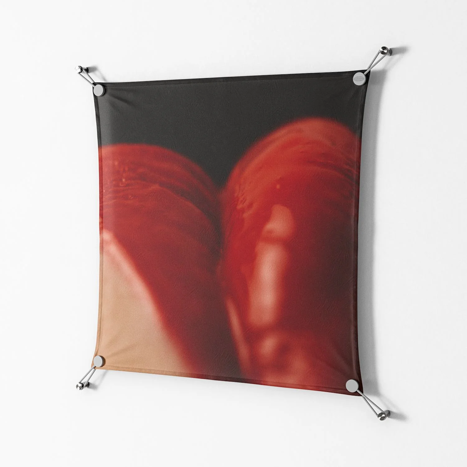 Red 3 - Work On Wall - Nadia Ryder - Silver - 70 x 70 cm - Image 2