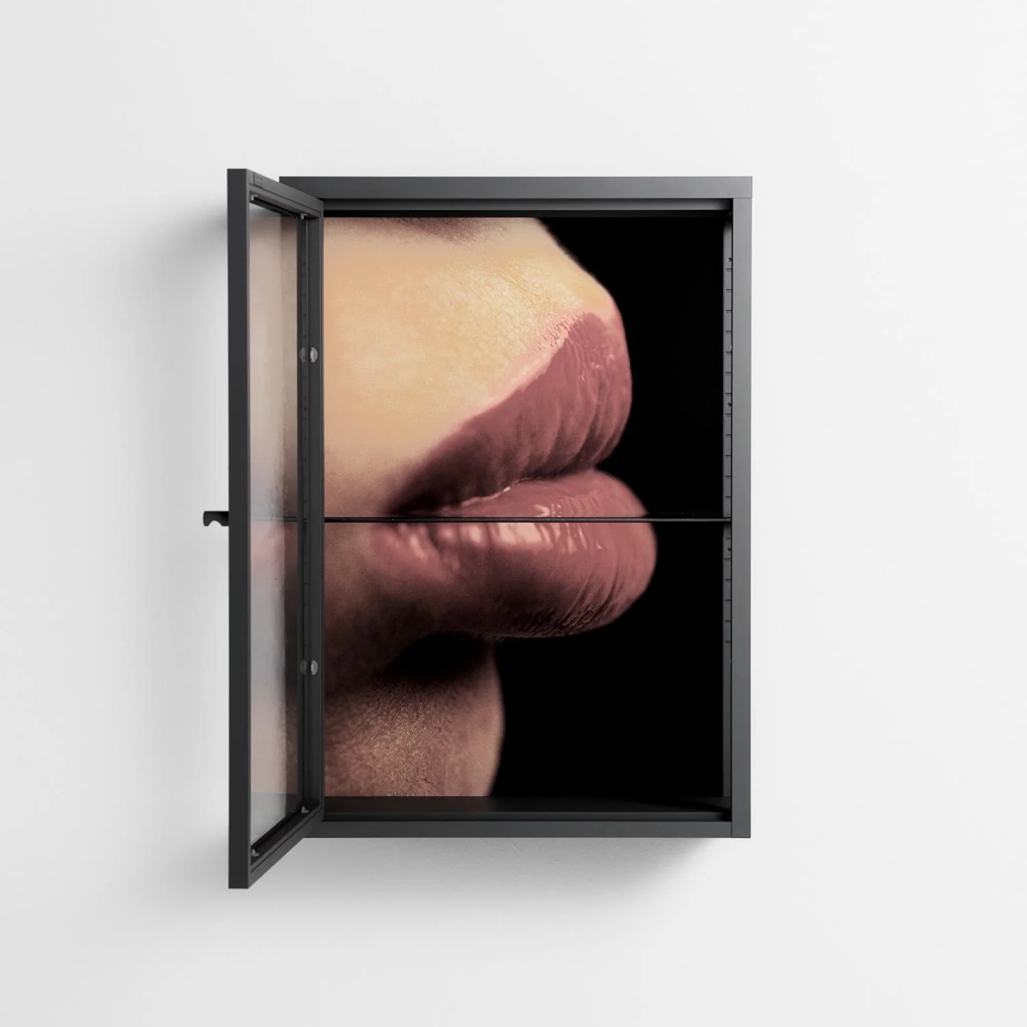 Red 4 - Wall Cabinet - Nadia Ryder - Antracite - Clear glass - Image 3
