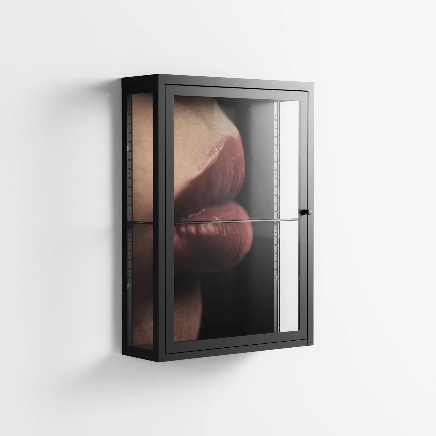 Red 4 - Wall Cabinet - Nadia Ryder - Antracite - Clear glass - Image 4