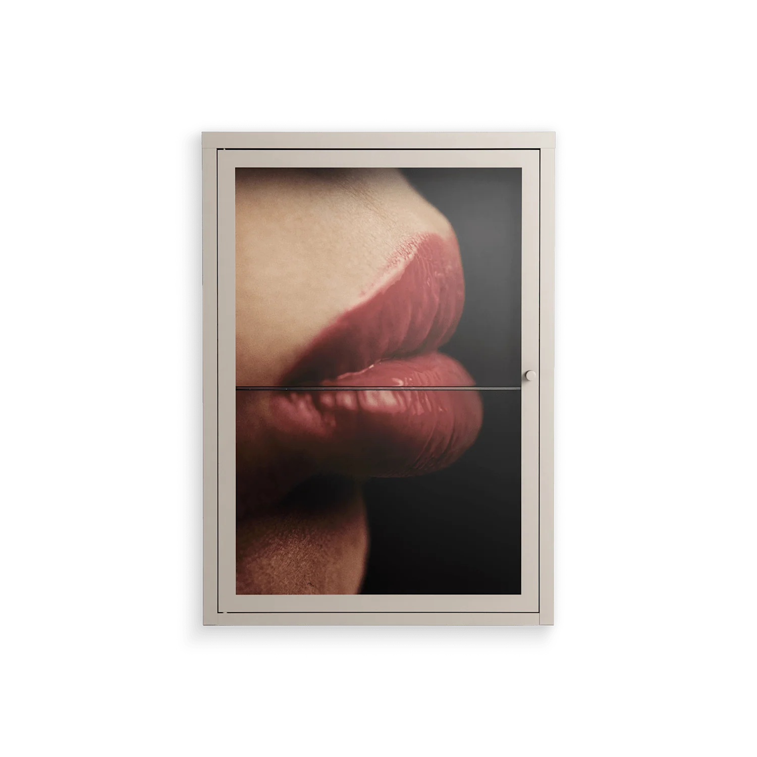 Red 4 - Wall Cabinet - Nadia Ryder - Pebble - Clear glass