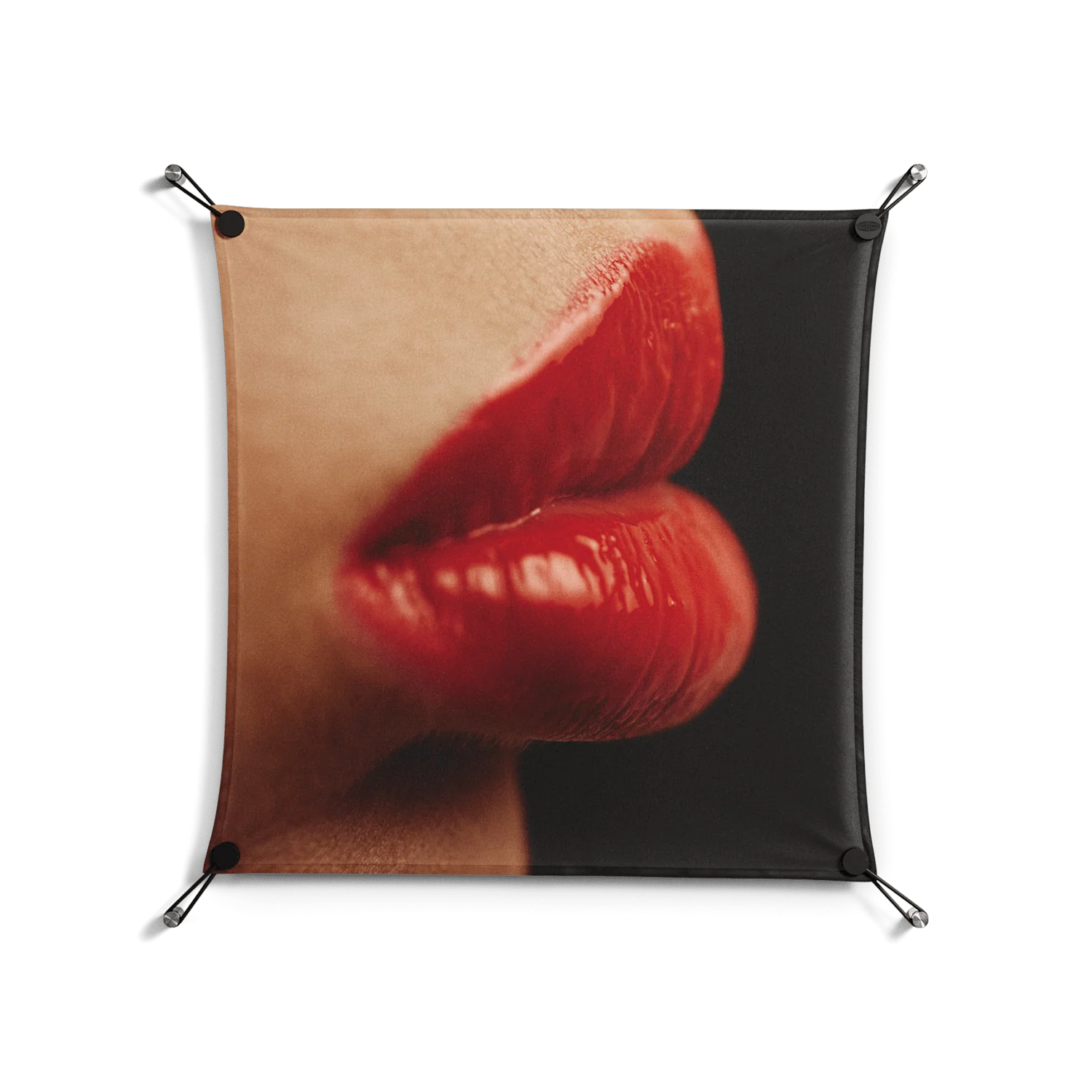 Red 4 - Work On Wall - Nadia Ryder - Black - 70 x 70 cm
