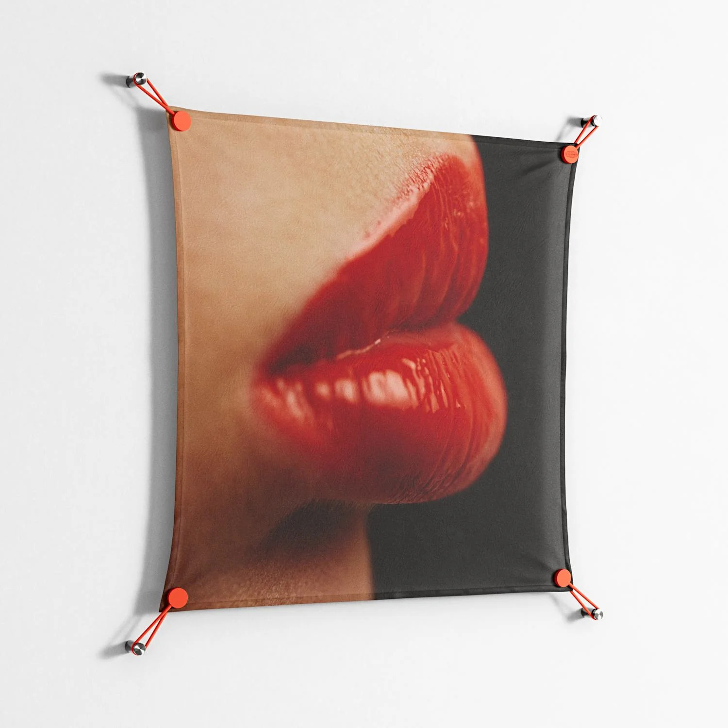 Red 4 - Work On Wall - Nadia Ryder - Orange - 70 x 70 cm - Image 2