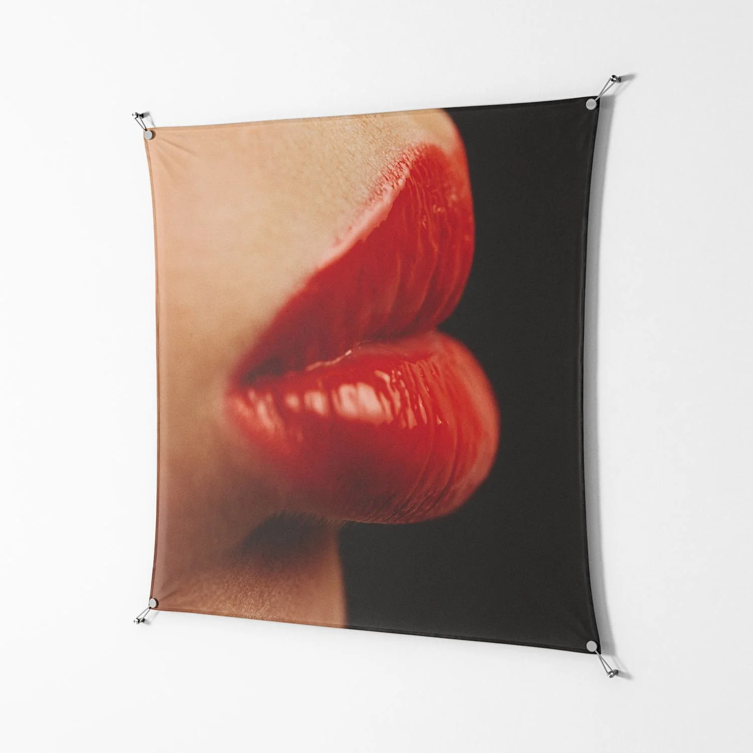 Red 4 - Work On Wall - Nadia Ryder - Silver - 140 x 140 cm - Image 2