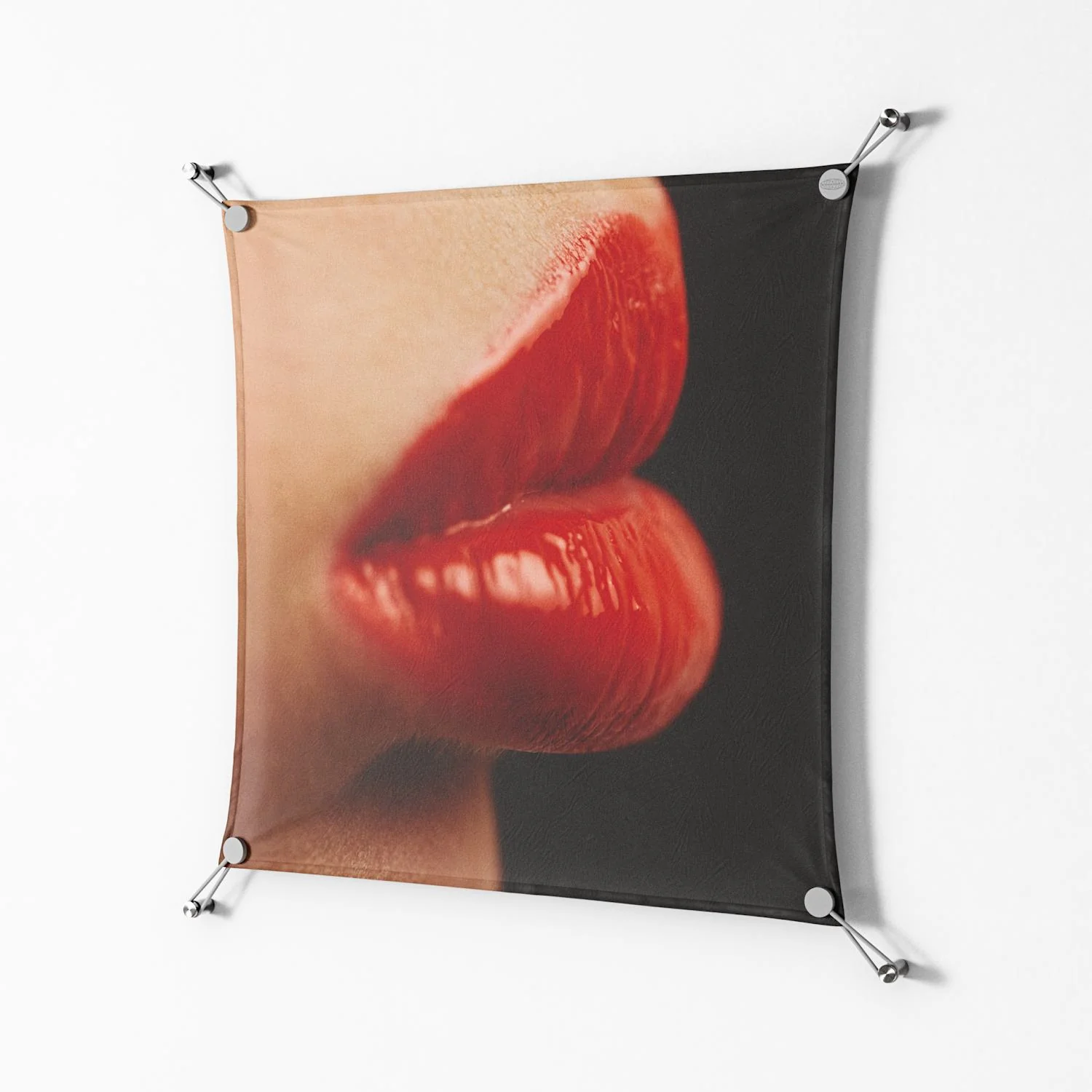 Red 4 - Work On Wall - Nadia Ryder - Silver - 70 x 70 cm - Image 2