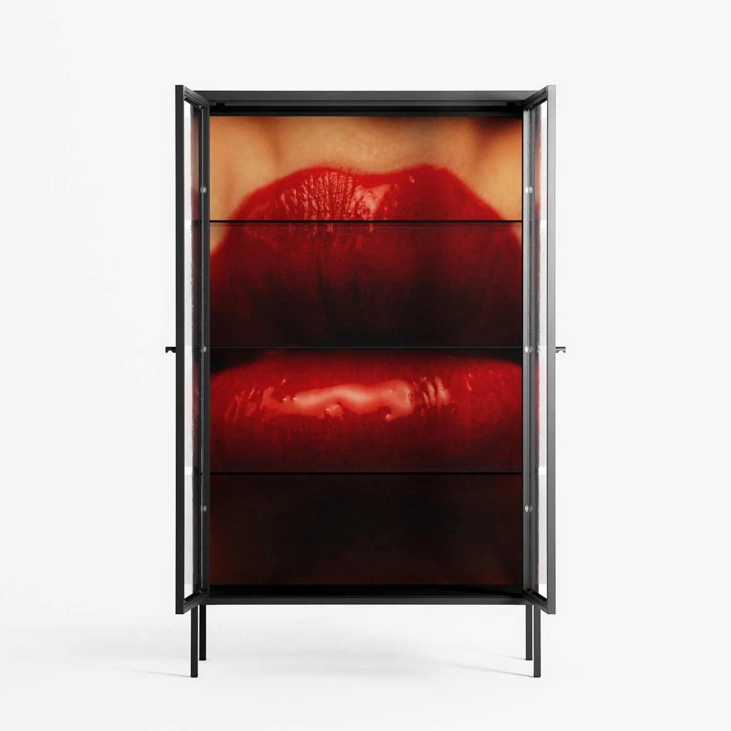 Red - Cabinet - Nadia Ryder - Antracite - Clear glass - Image 3