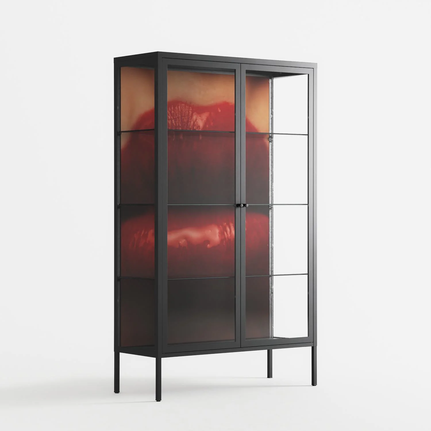 Red - Cabinet - Nadia Ryder - Antracite - Clear glass - Image 4