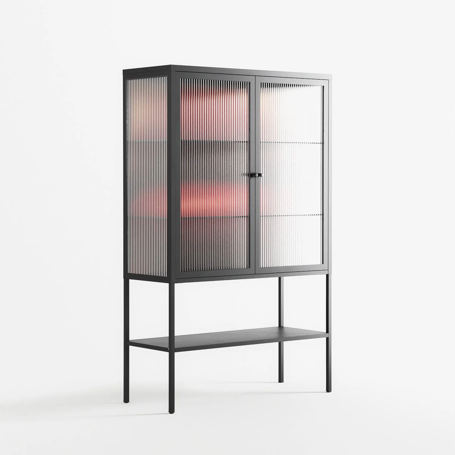 Red - Loft Cabinet - Nadia Ryder - Antracite - Reeded glass - Image 4