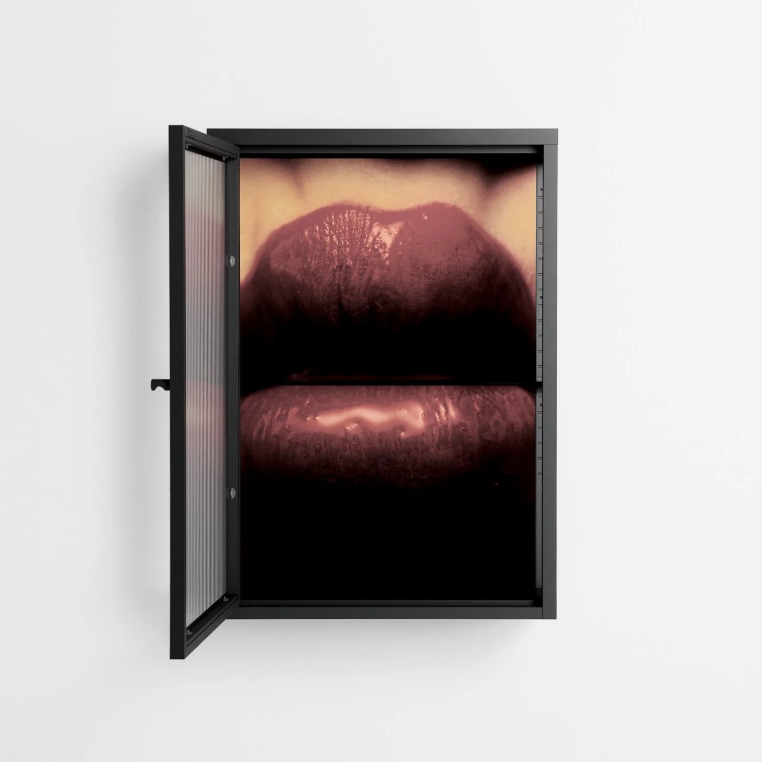 Red - Wall Cabinet - Nadia Ryder - Antracite - Reeded glass - Image 3