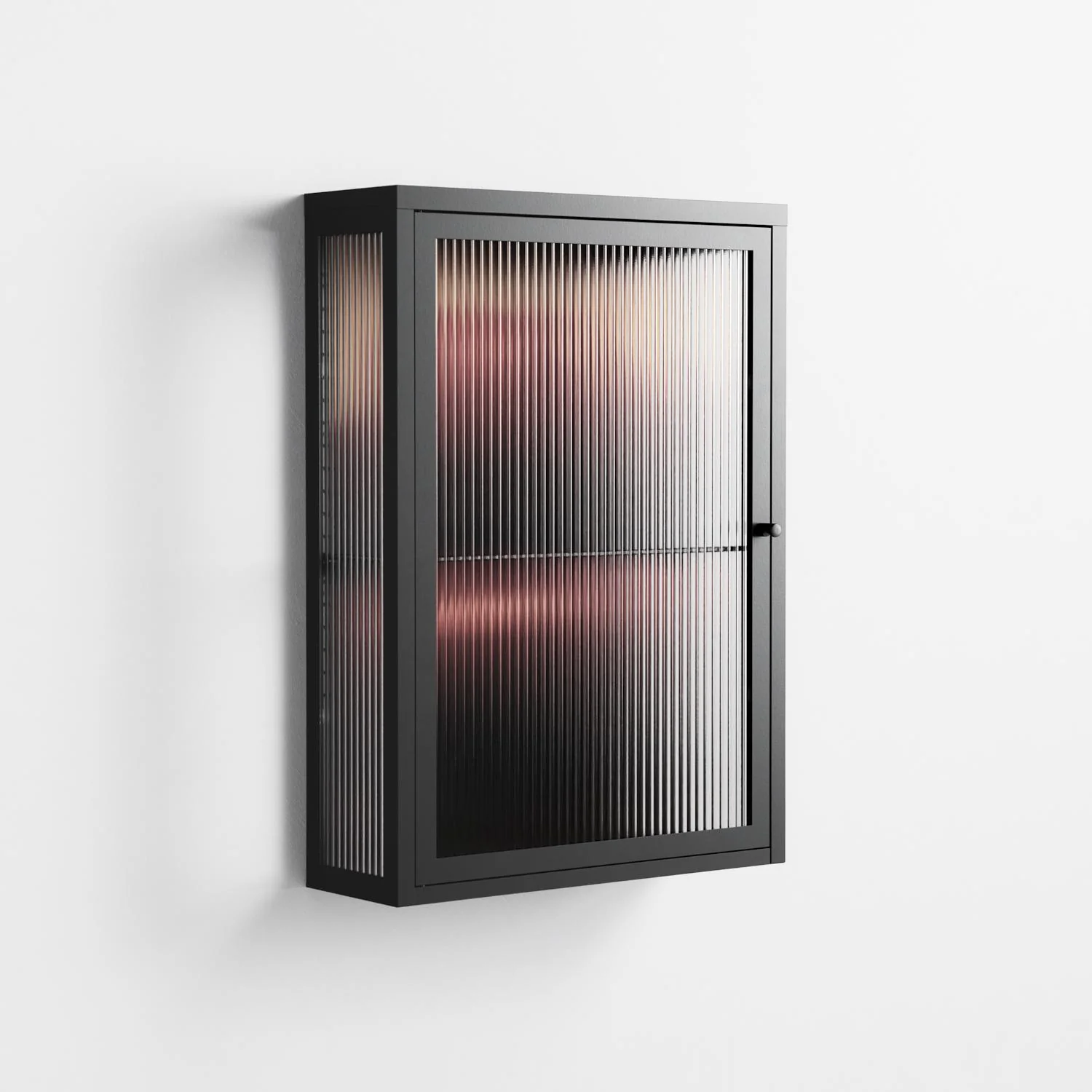 Red - Wall Cabinet - Nadia Ryder - Antracite - Reeded glass - Image 4