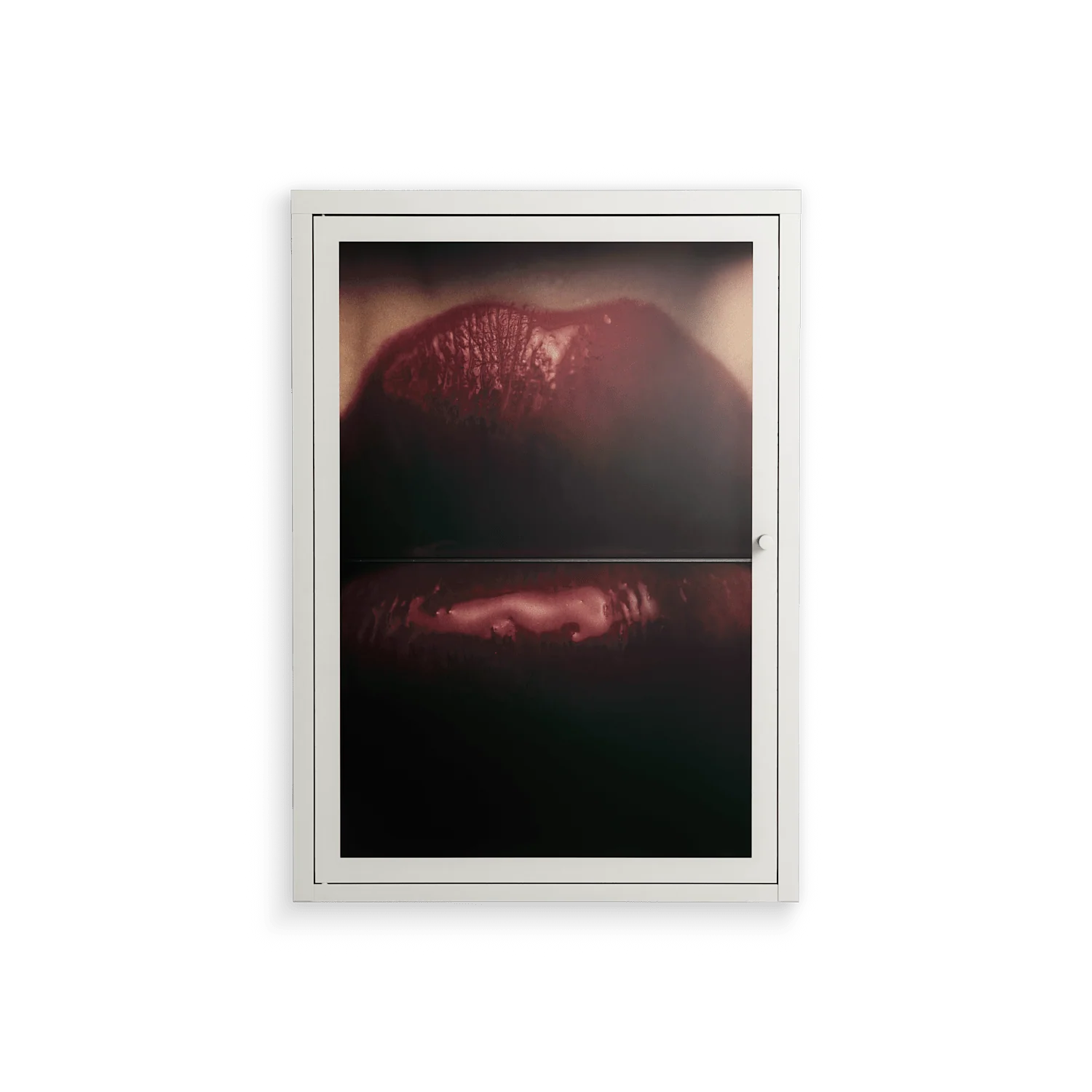 Red - Wall Cabinet - Nadia Ryder - Chalk - Clear glass