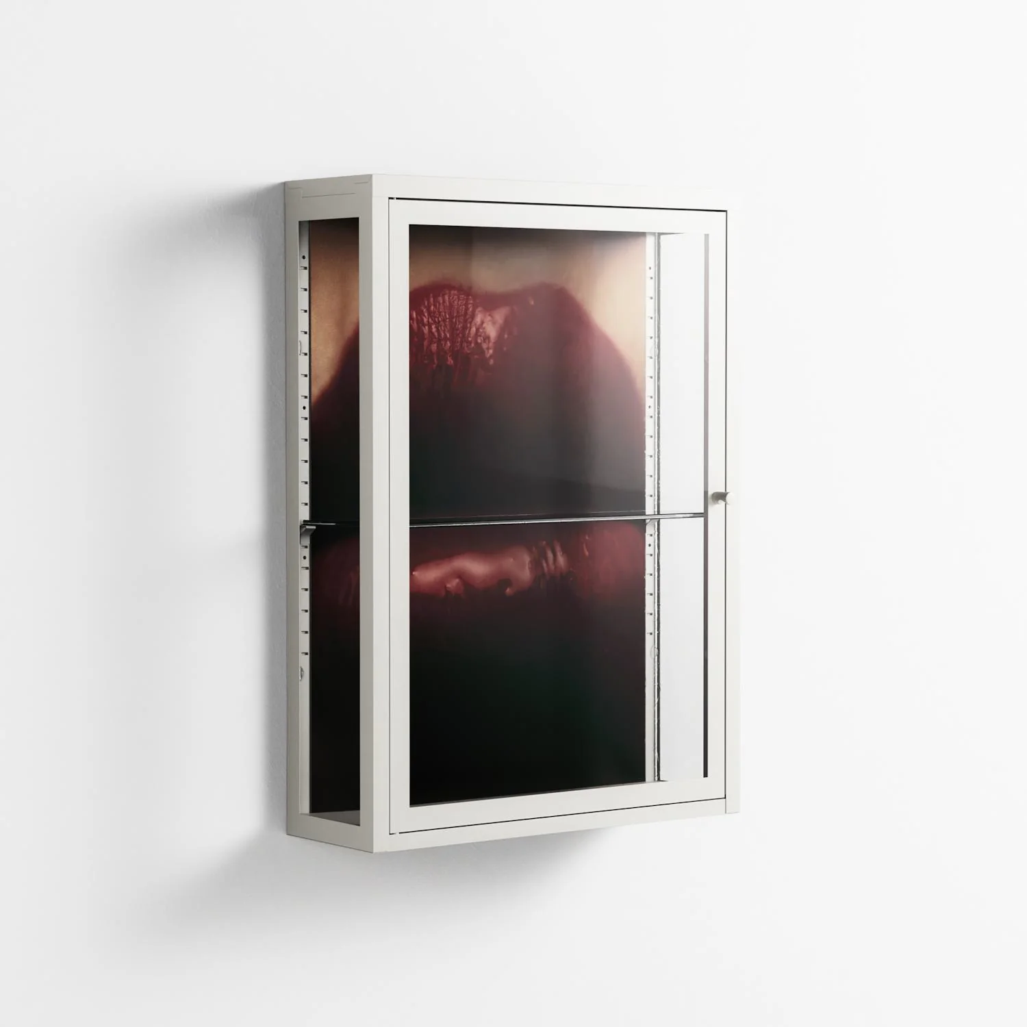 Red - Wall Cabinet - Nadia Ryder - Chalk - Clear glass - Image 4