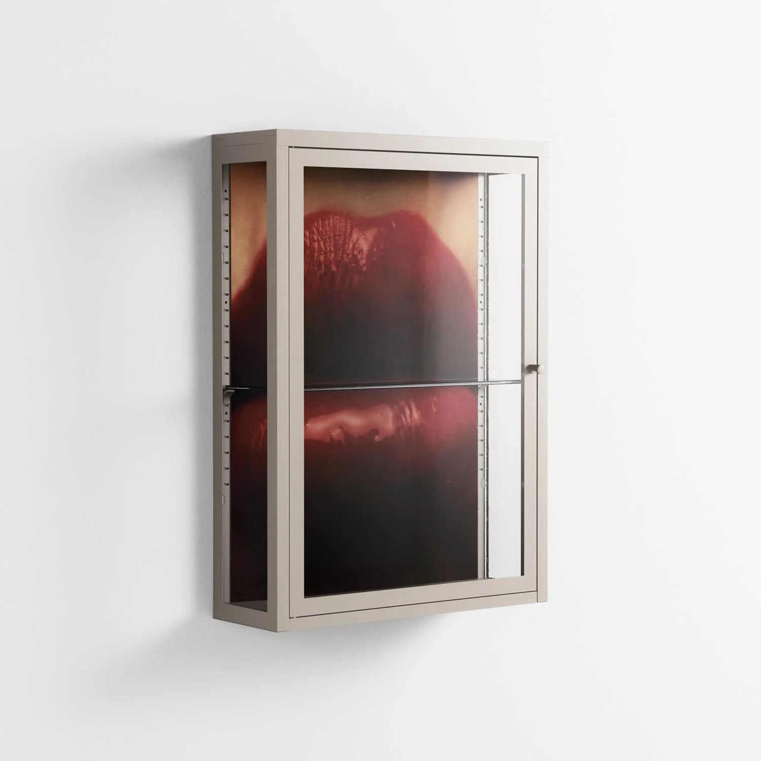 Red - Wall Cabinet - Nadia Ryder - Pebble - Clear glass - Image 4
