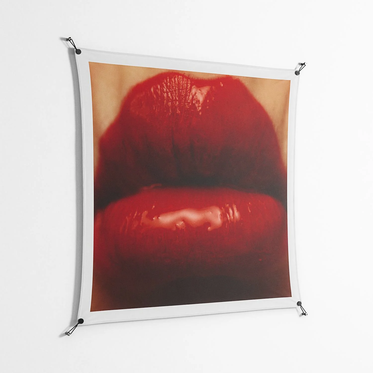 Red - Work On Wall - Nadia Ryder - Black - 140 x 140 cm - Image 2