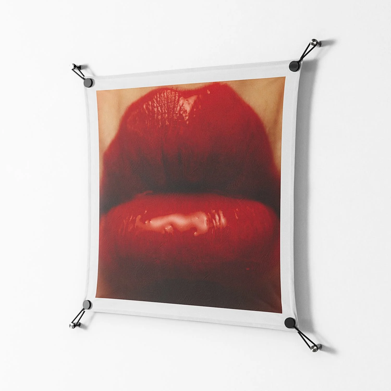 Red - Work On Wall - Nadia Ryder - Black - 70 x 70 cm - Image 2