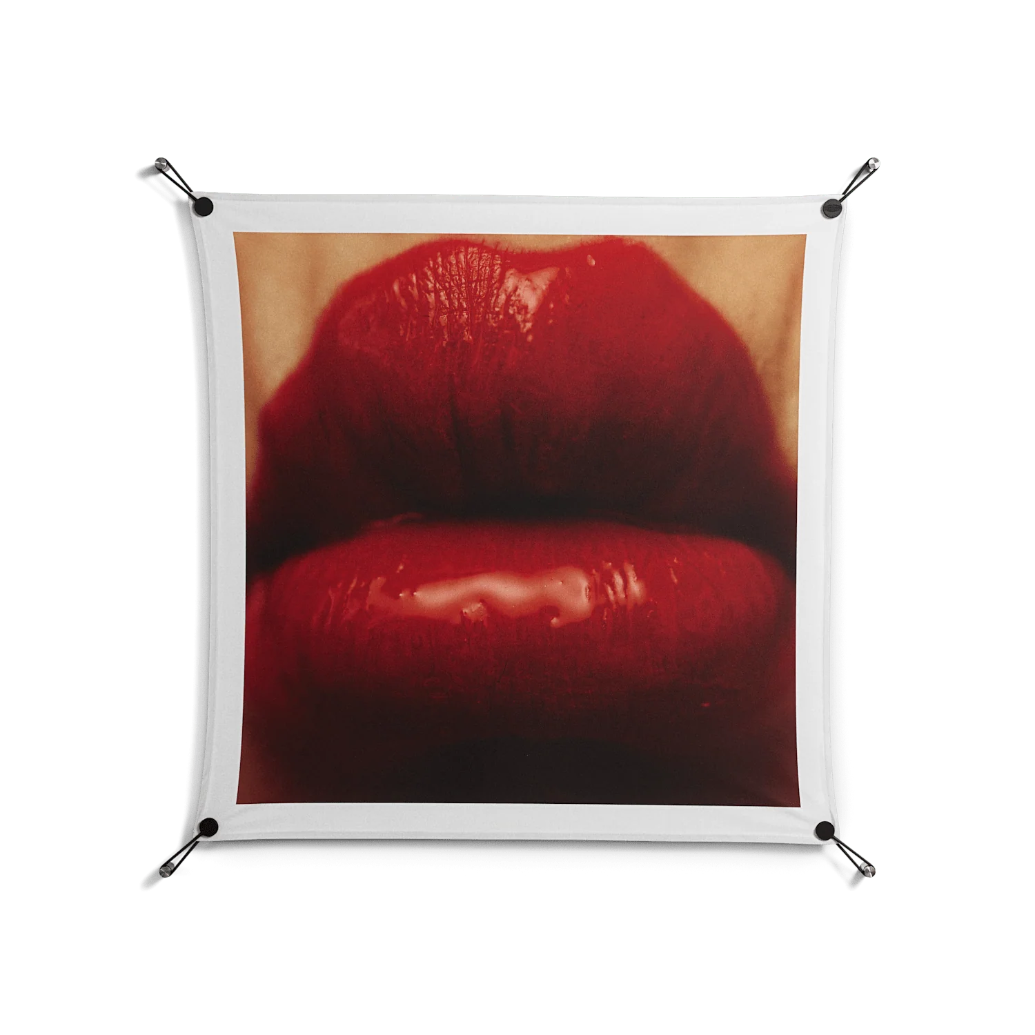 Red - Work On Wall - Nadia Ryder - Black - 90 x 90 cm