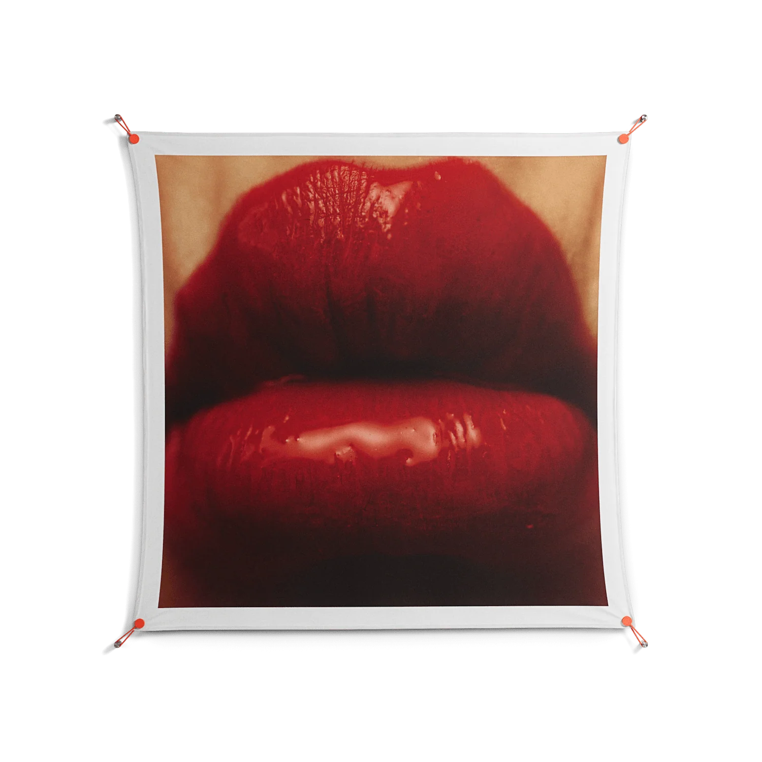 Red - Work On Wall - Nadia Ryder - Orange - 140 x 140 cm
