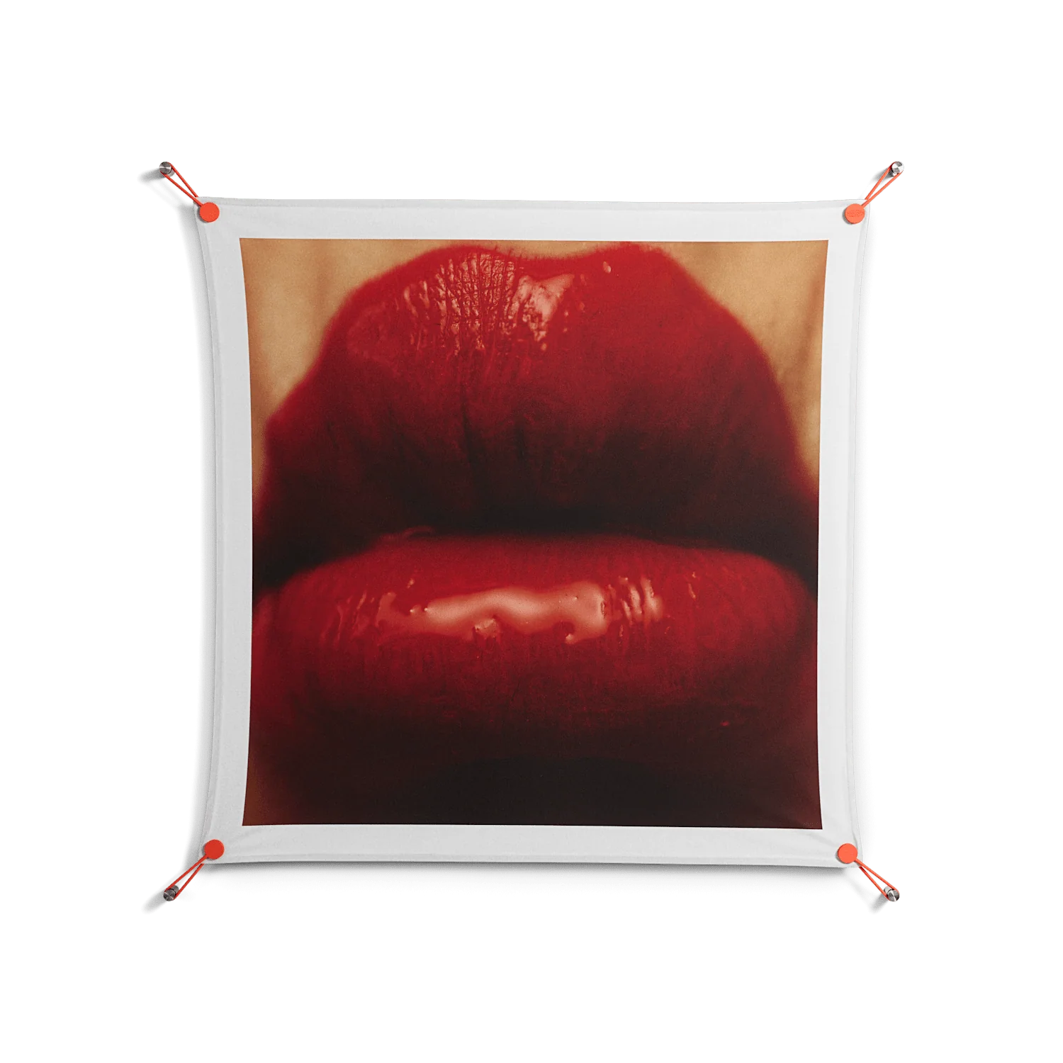 Red - Work On Wall - Nadia Ryder - Orange - 90 x 90 cm