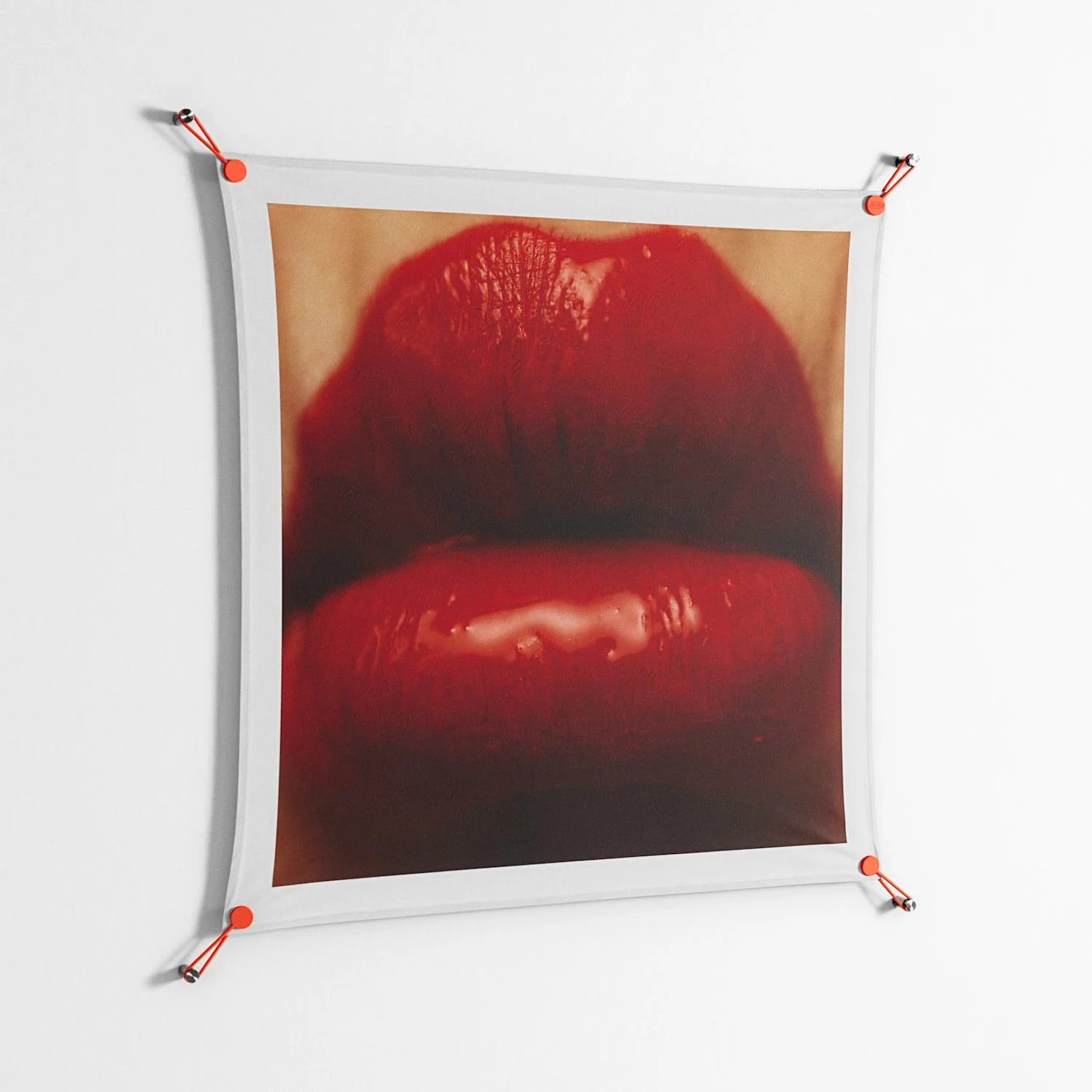 Red - Work On Wall - Nadia Ryder - Orange - 90 x 90 cm - Image 2