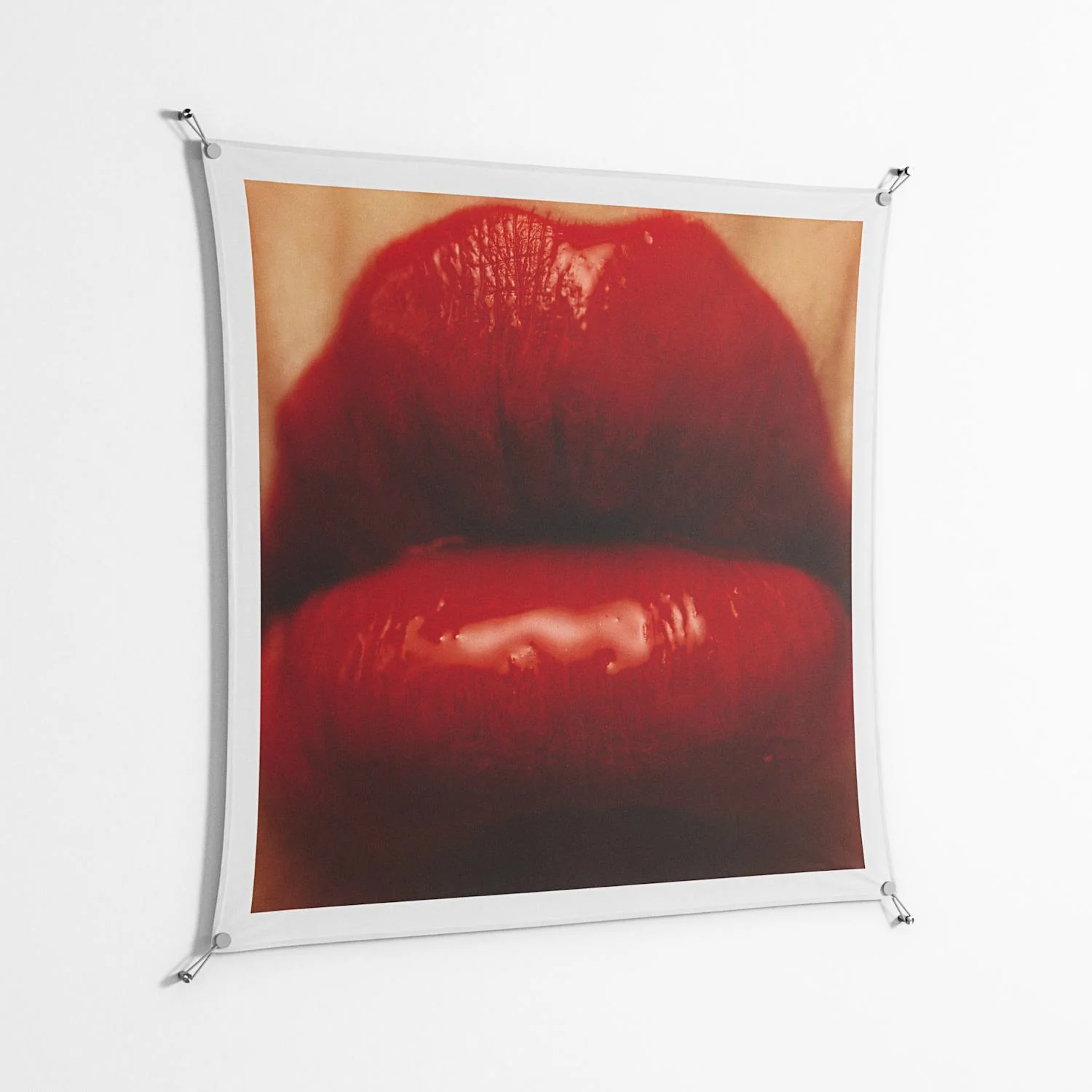 Red - Work On Wall - Nadia Ryder - Silver - 140 x 140 cm - Image 2