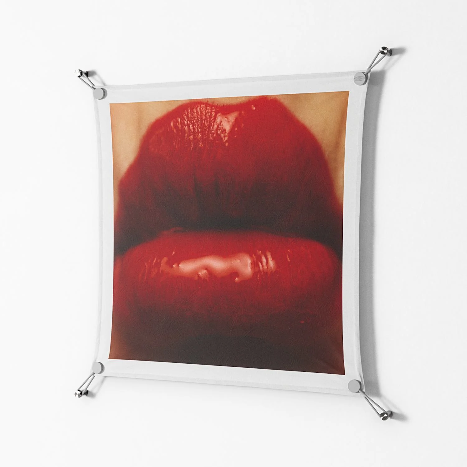 Red - Work On Wall - Nadia Ryder - Silver - 70 x 70 cm - Image 2