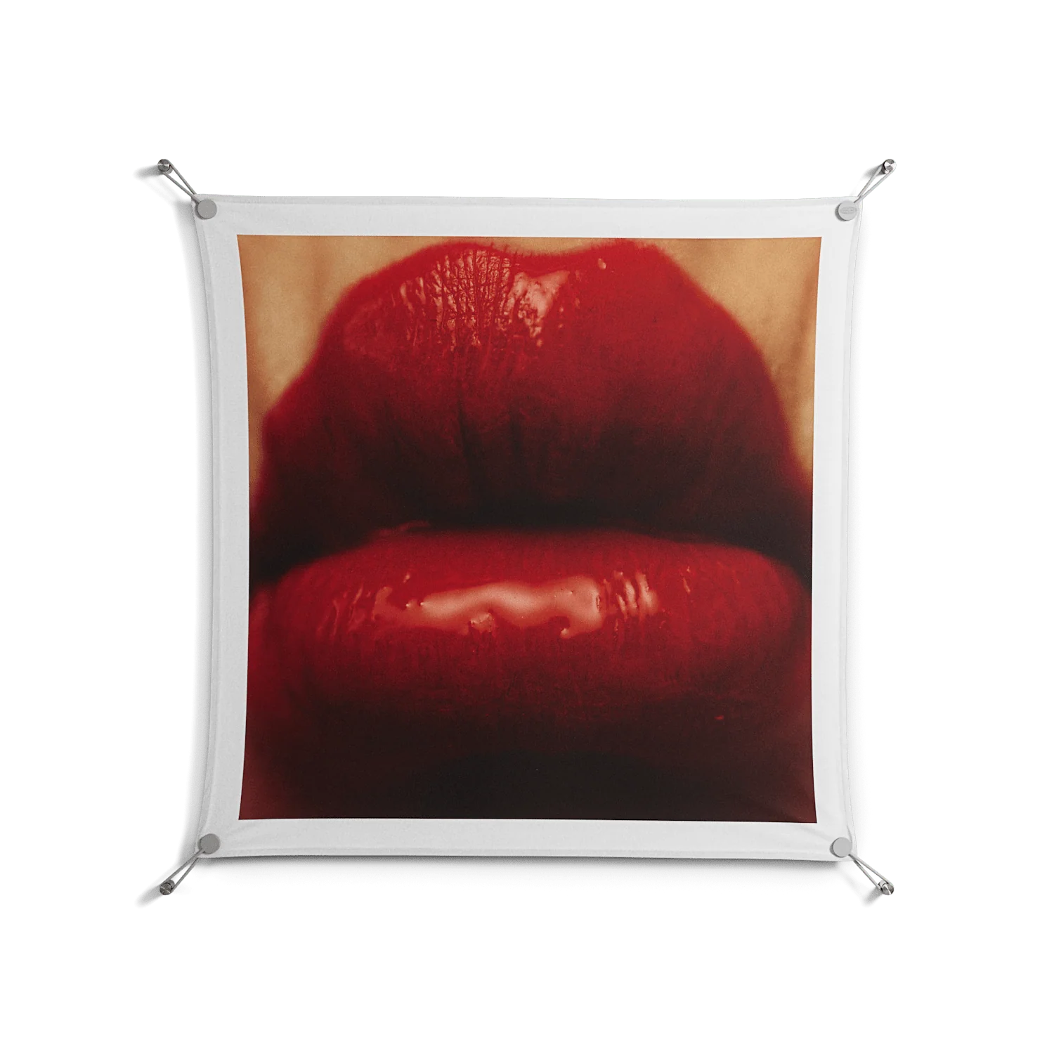 Red - Work On Wall - Nadia Ryder - Silver - 90 x 90 cm