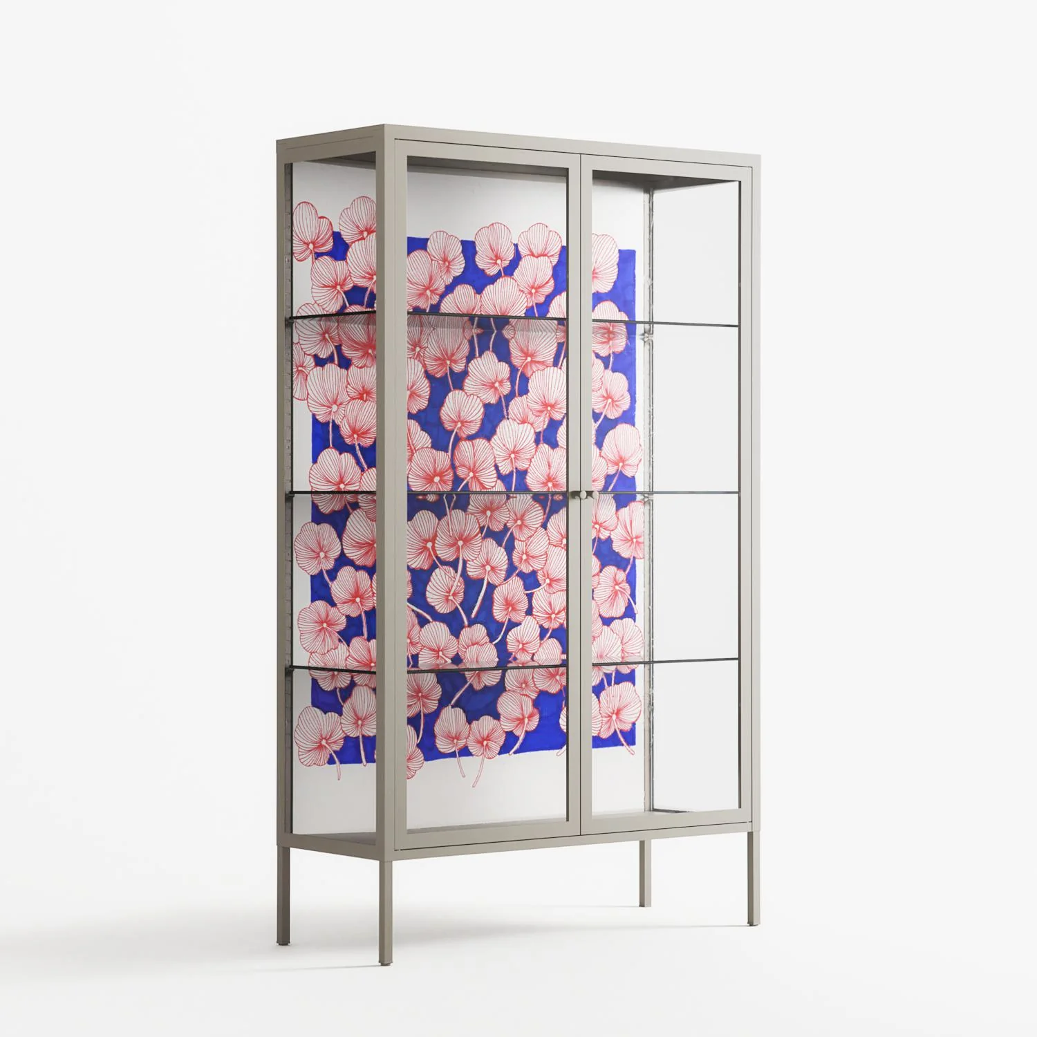 Redblooms - Cabinet - Katie O’Shea - Pebble - Clear glass - Image 4