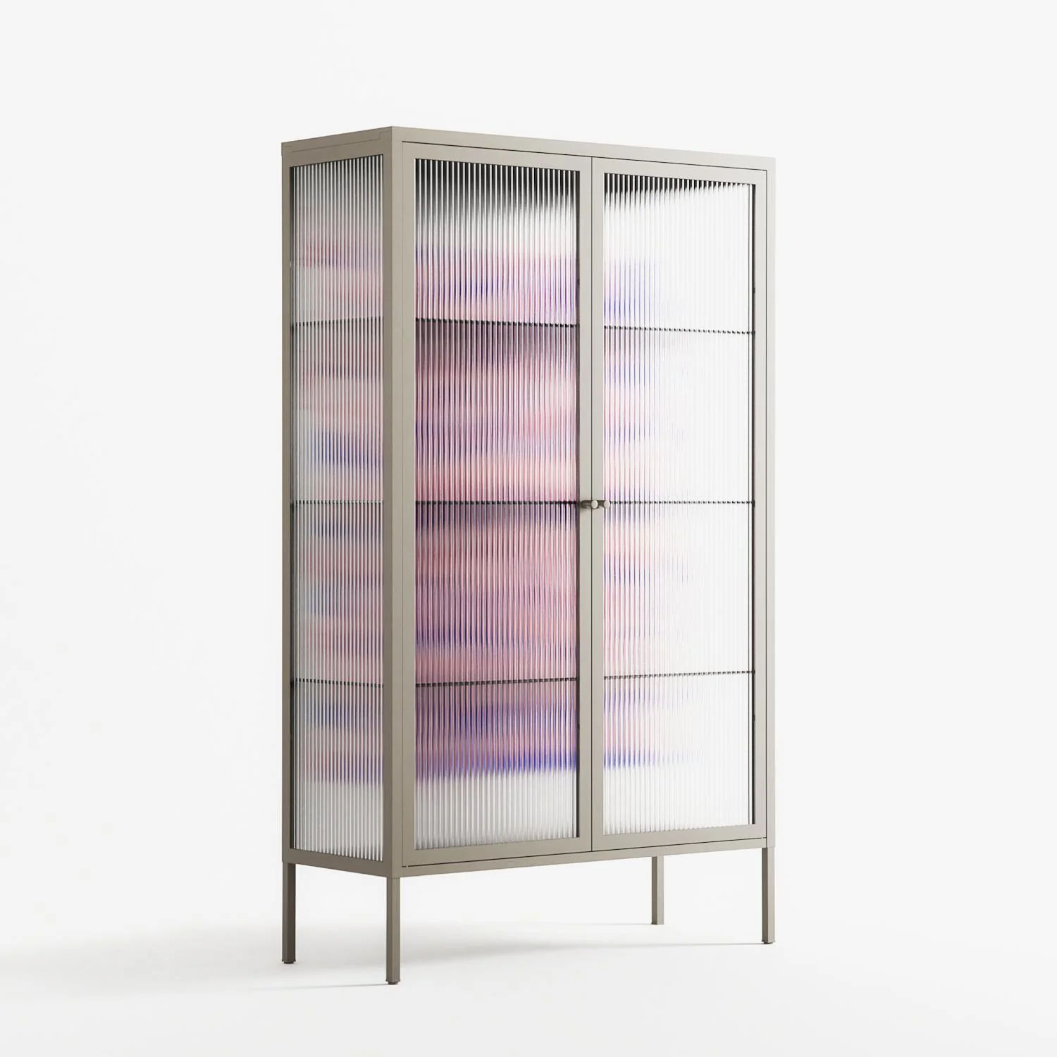 Redblooms - Cabinet - Katie O’Shea - Pebble - Reeded glass - Image 4