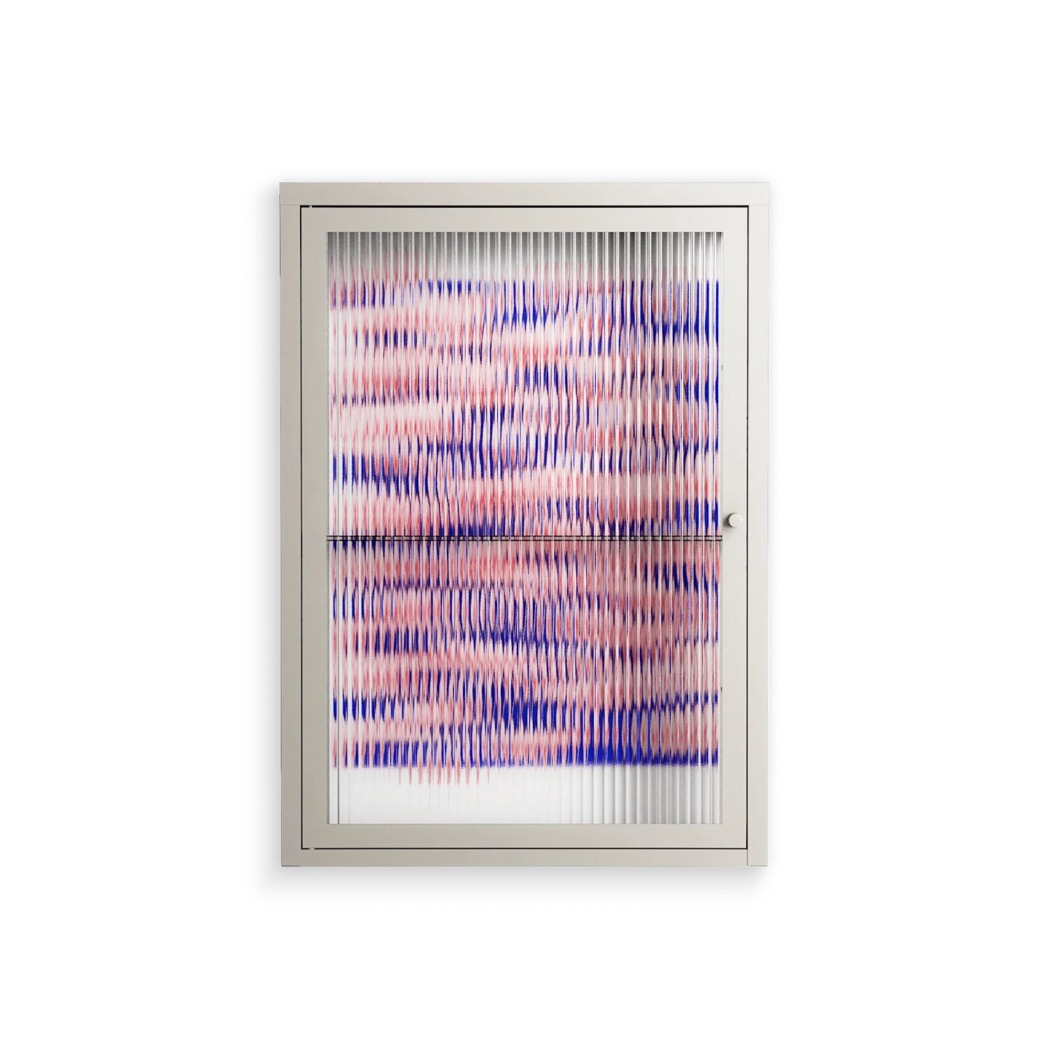 Redblooms - Wall Cabinet - Katie O’Shea - Pebble - Reeded glass