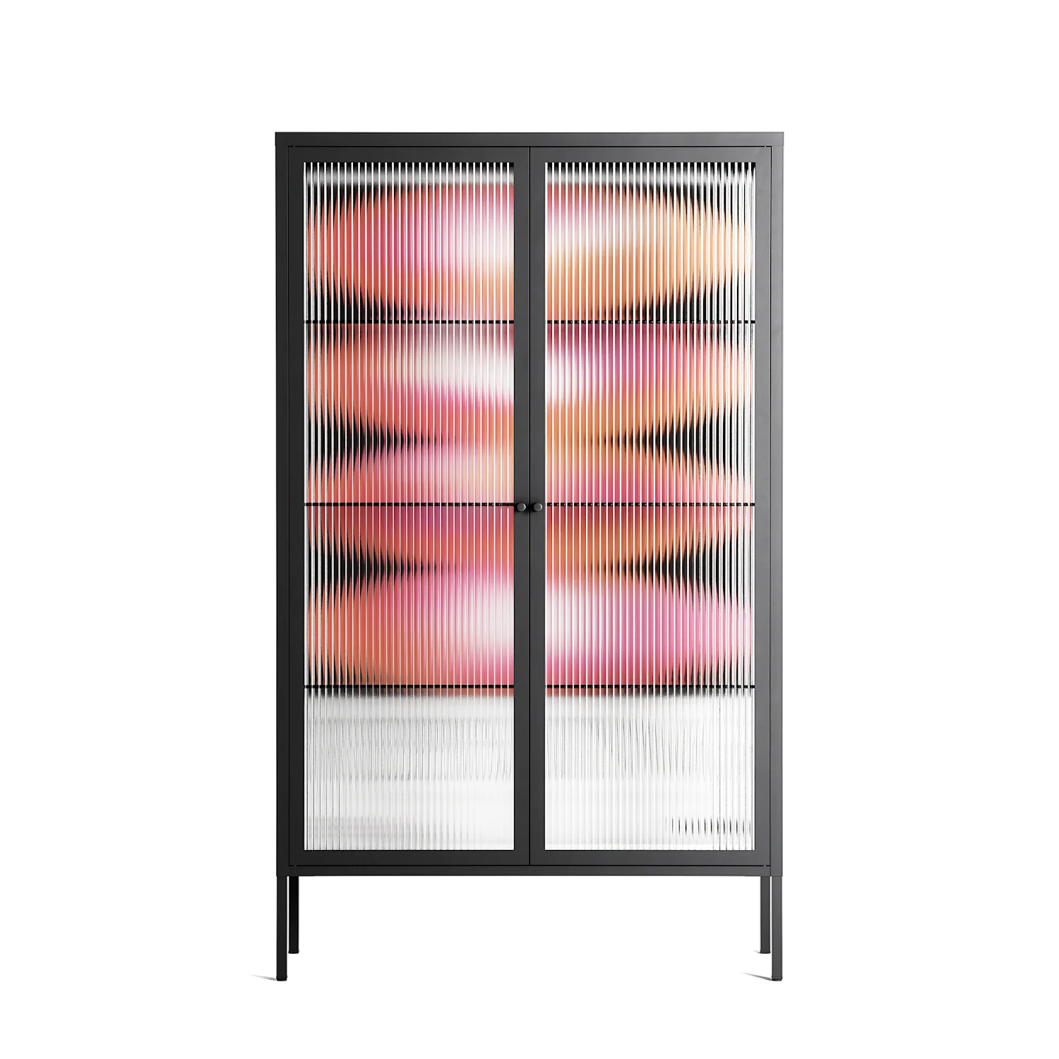 Repeating - Cabinet - Alexander Khabbazi - Antracite - Reeded glass