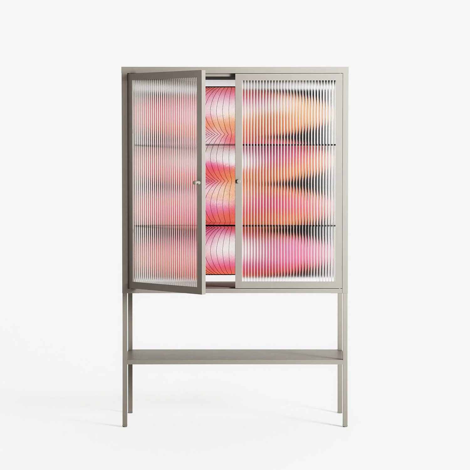 Repeating - Loft Cabinet - Alexander Khabbazi - Pebble - Reeded glass - Image 2
