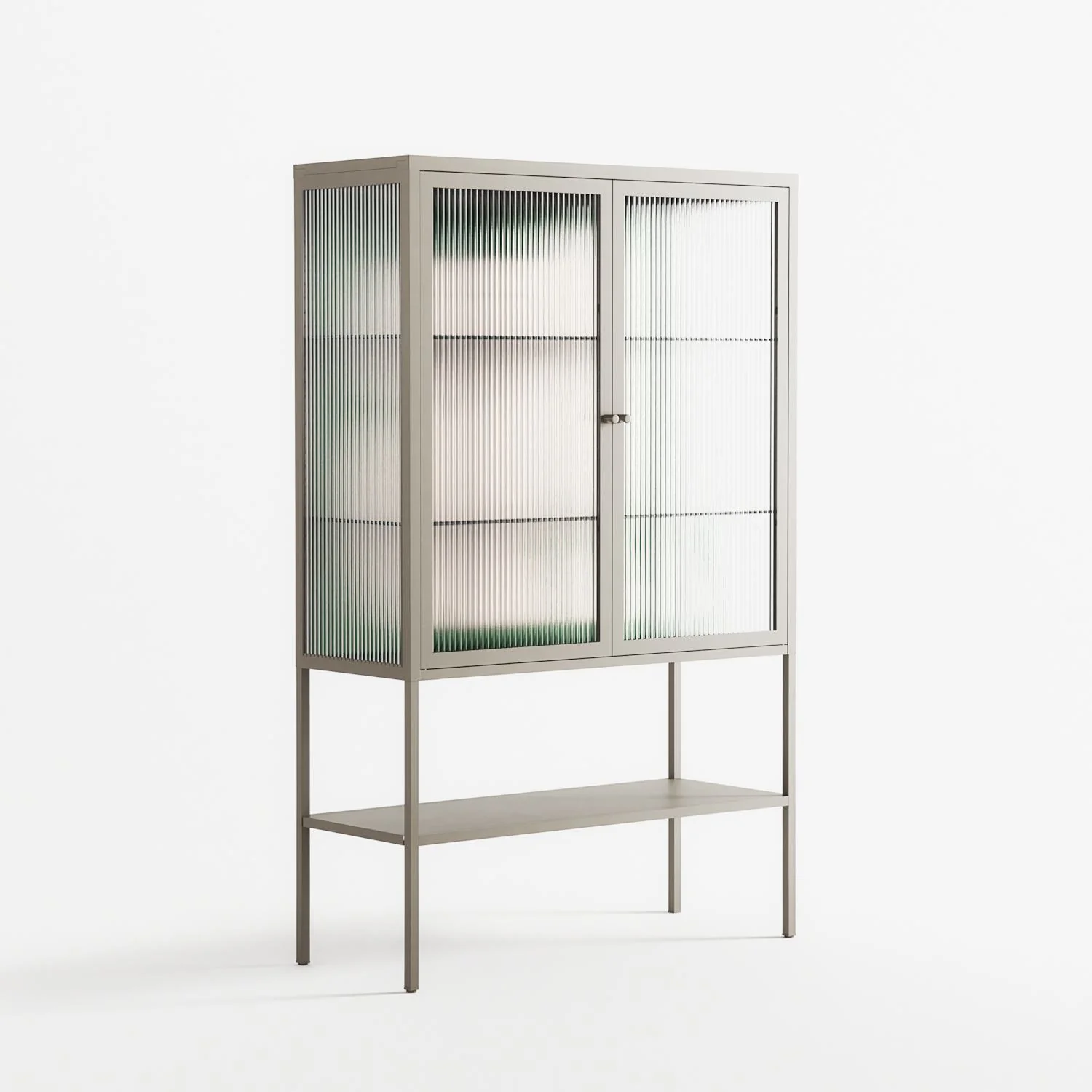 Rest 1 - Loft Cabinet - Andrea Devia-Nuño - Pebble - Reeded glass - Image 4