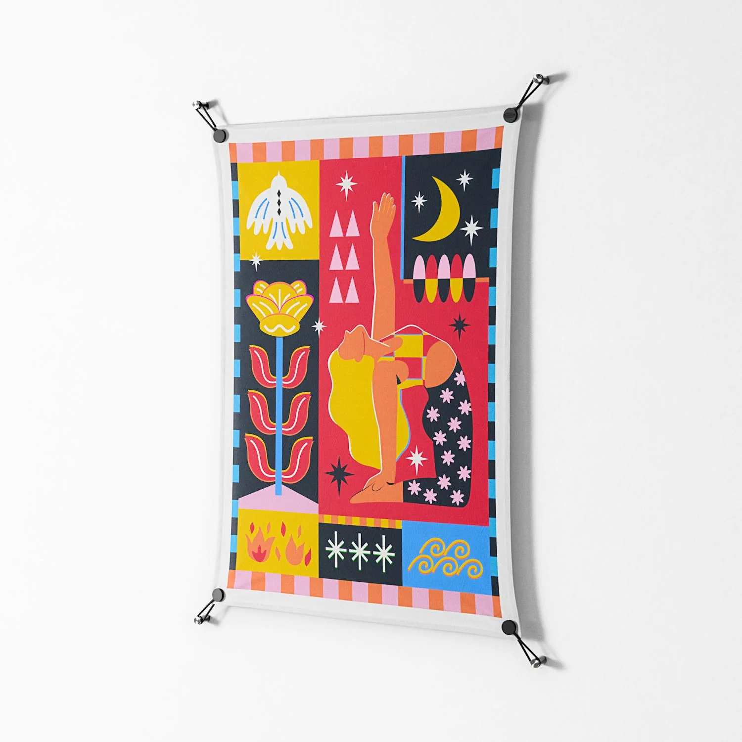 Rise - Work On Wall - Heather Zhou - Black - 70 x 100 cm - Image 2