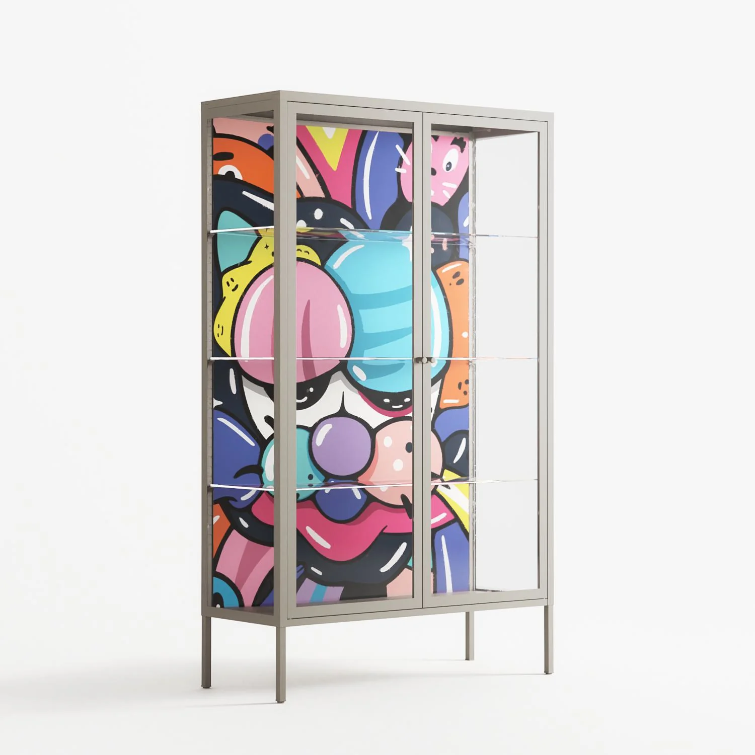 Sansone - Cabinet - Maddalena Fanfani - Pebble - Clear glass - Image 4