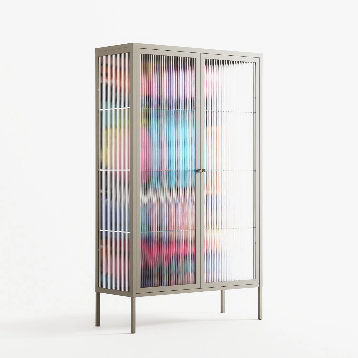 Sansone - Cabinet - Maddalena Fanfani - Pebble - Reeded glass - Image 4