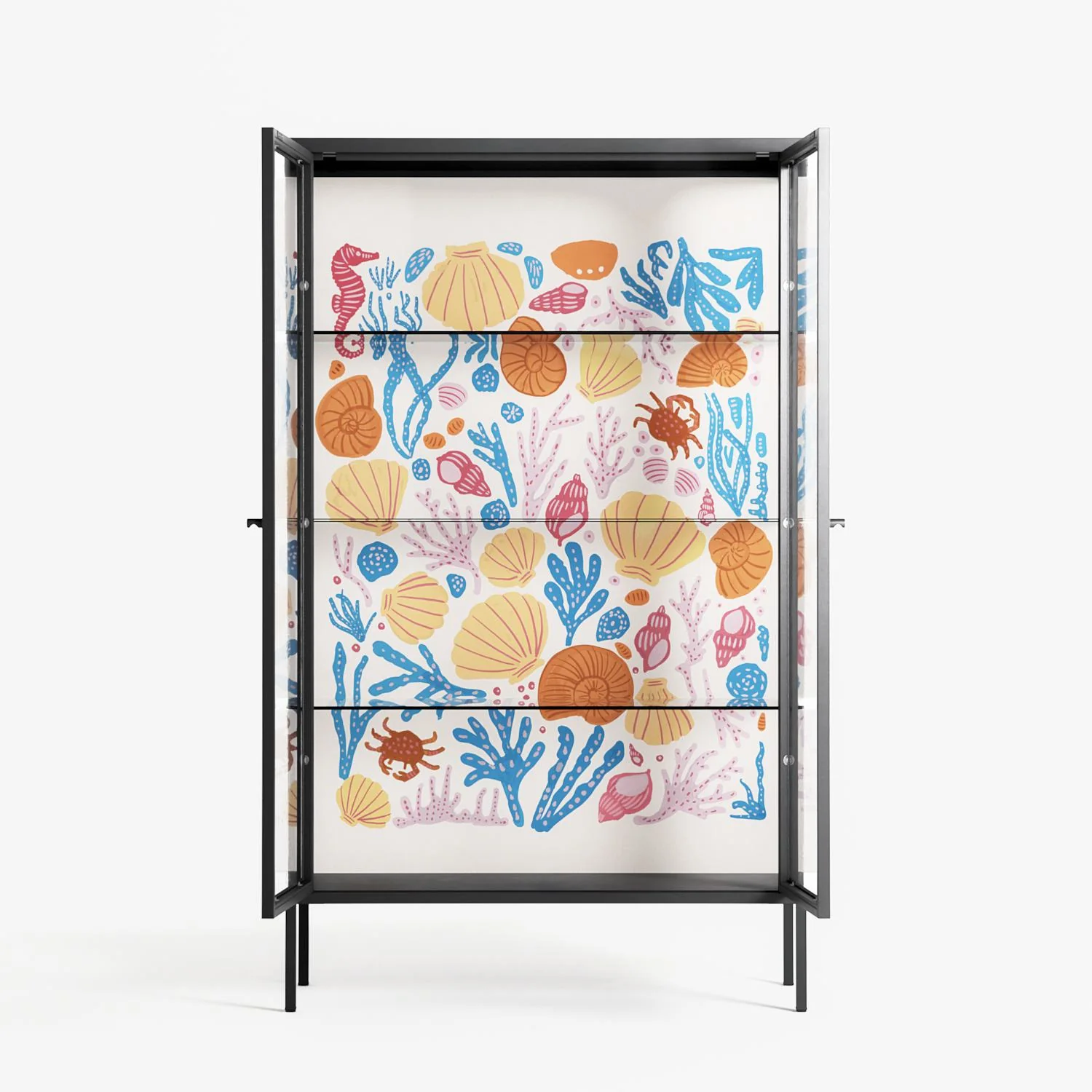 Sea Critters - Cabinet - Katie O’Shea - Antracite - Clear glass - Image 3
