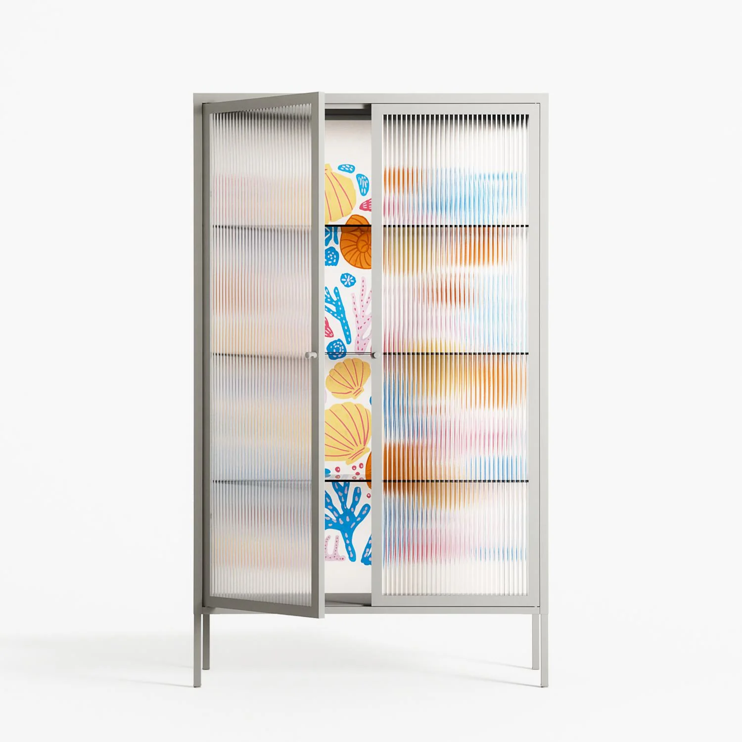 Sea Critters - Cabinet - Katie O’Shea - Chalk - Reeded glass - Image 2