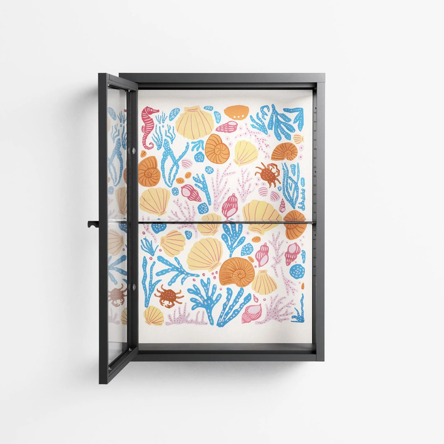 Sea Critters - Wall Cabinet - Katie O’Shea - Antracite - Clear glass - Image 3