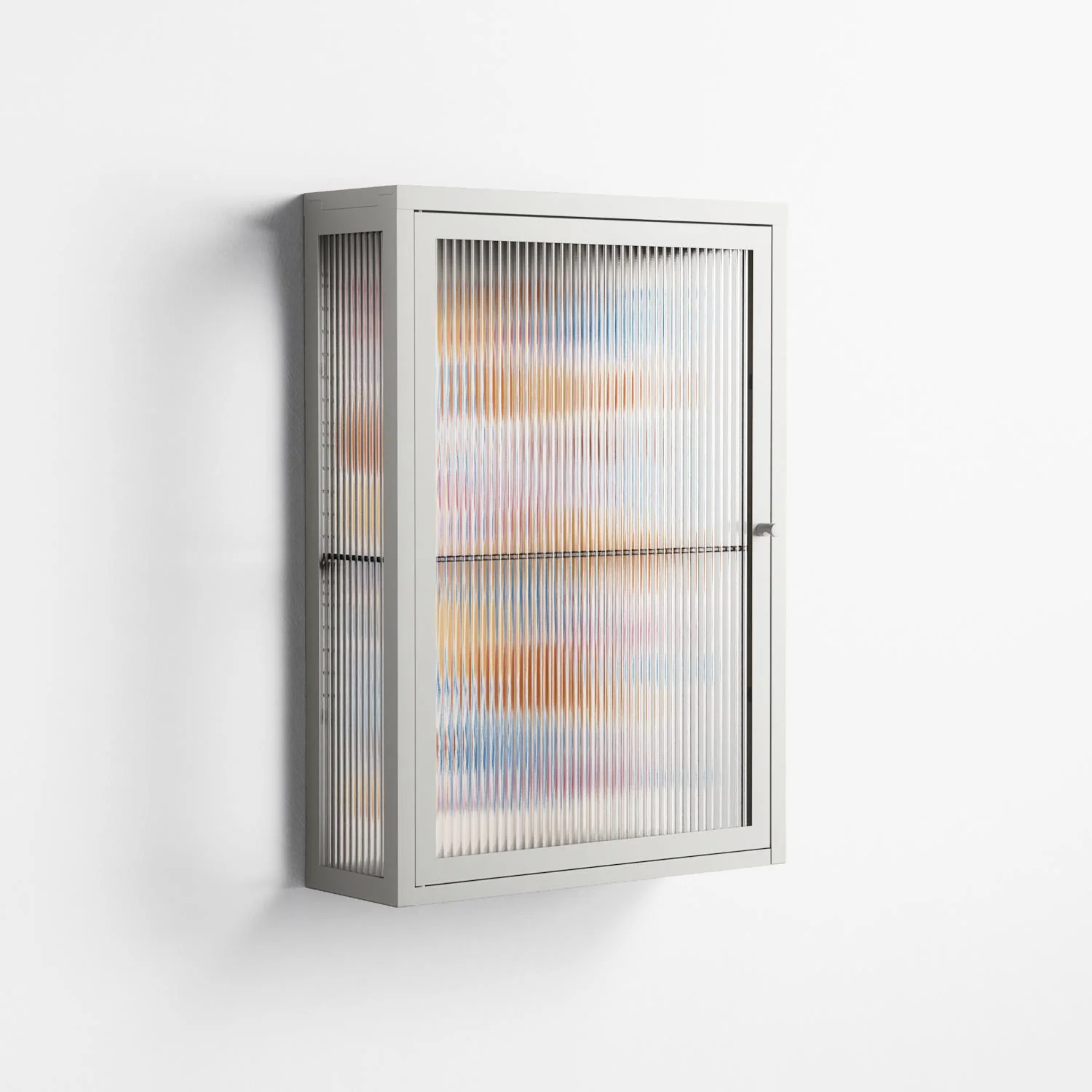 Sea Critters - Wall Cabinet - Katie O’Shea - Chalk - Reeded glass - Image 4