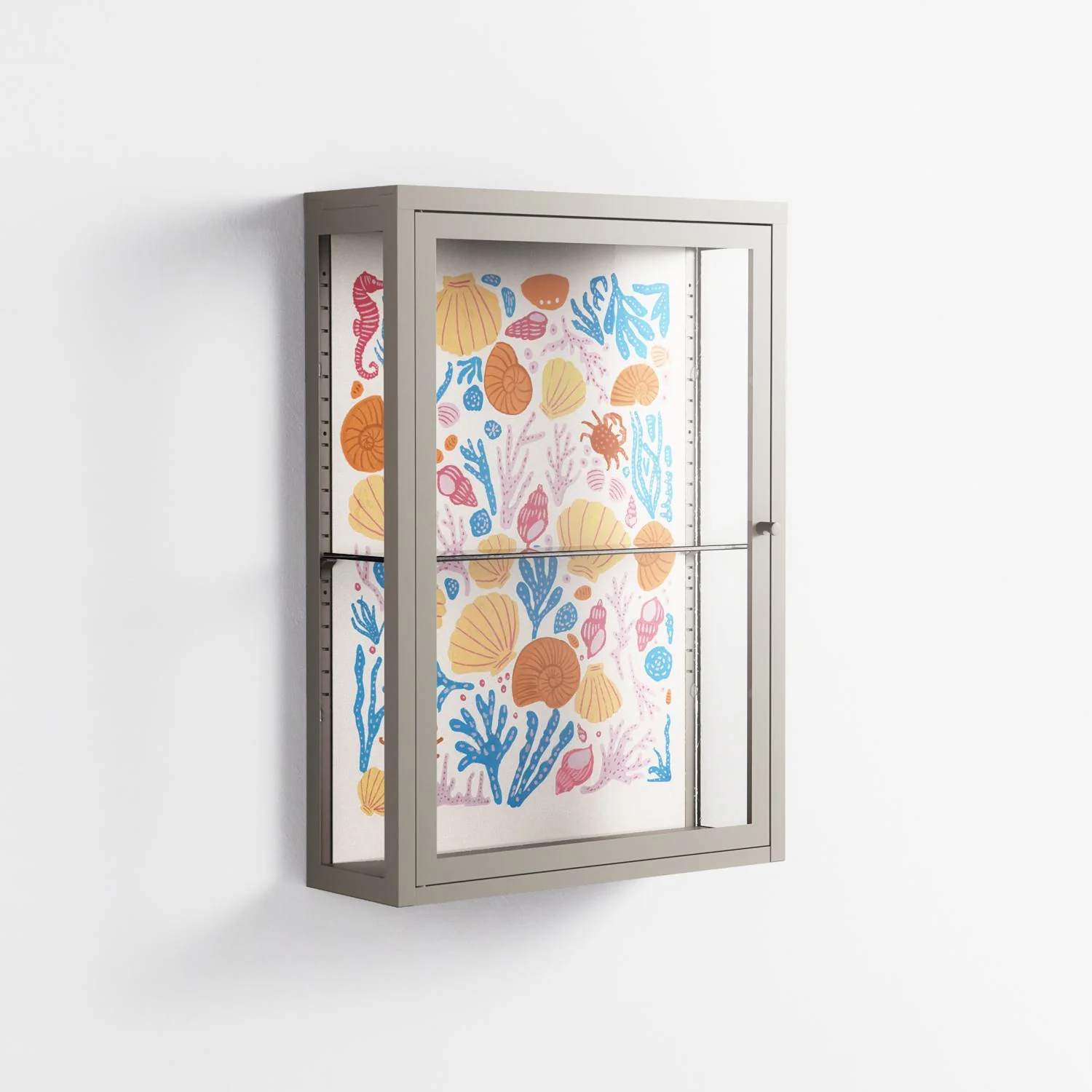 Sea Critters - Wall Cabinet - Katie O’Shea - Pebble - Clear glass - Image 4