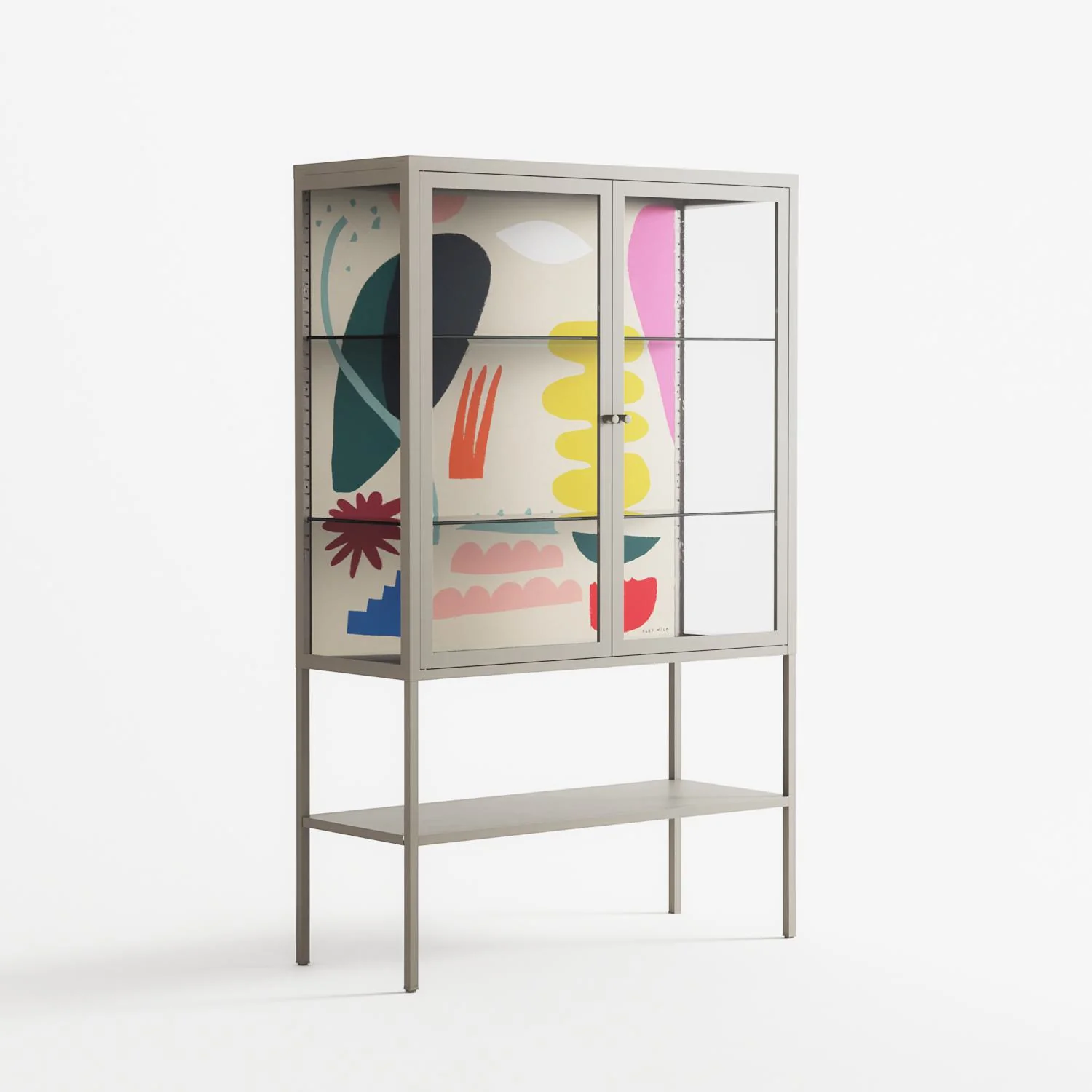 Sea Shapes - Loft Cabinet - Aley Wild - Pebble - Clear glass - Image 4