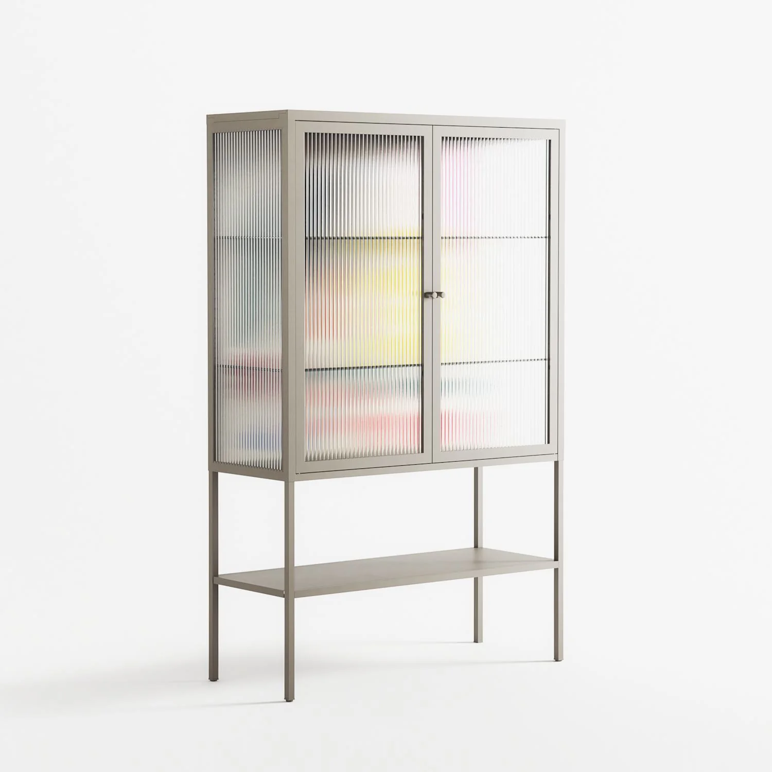 Sea Shapes - Loft Cabinet - Aley Wild - Pebble - Reeded glass - Image 4