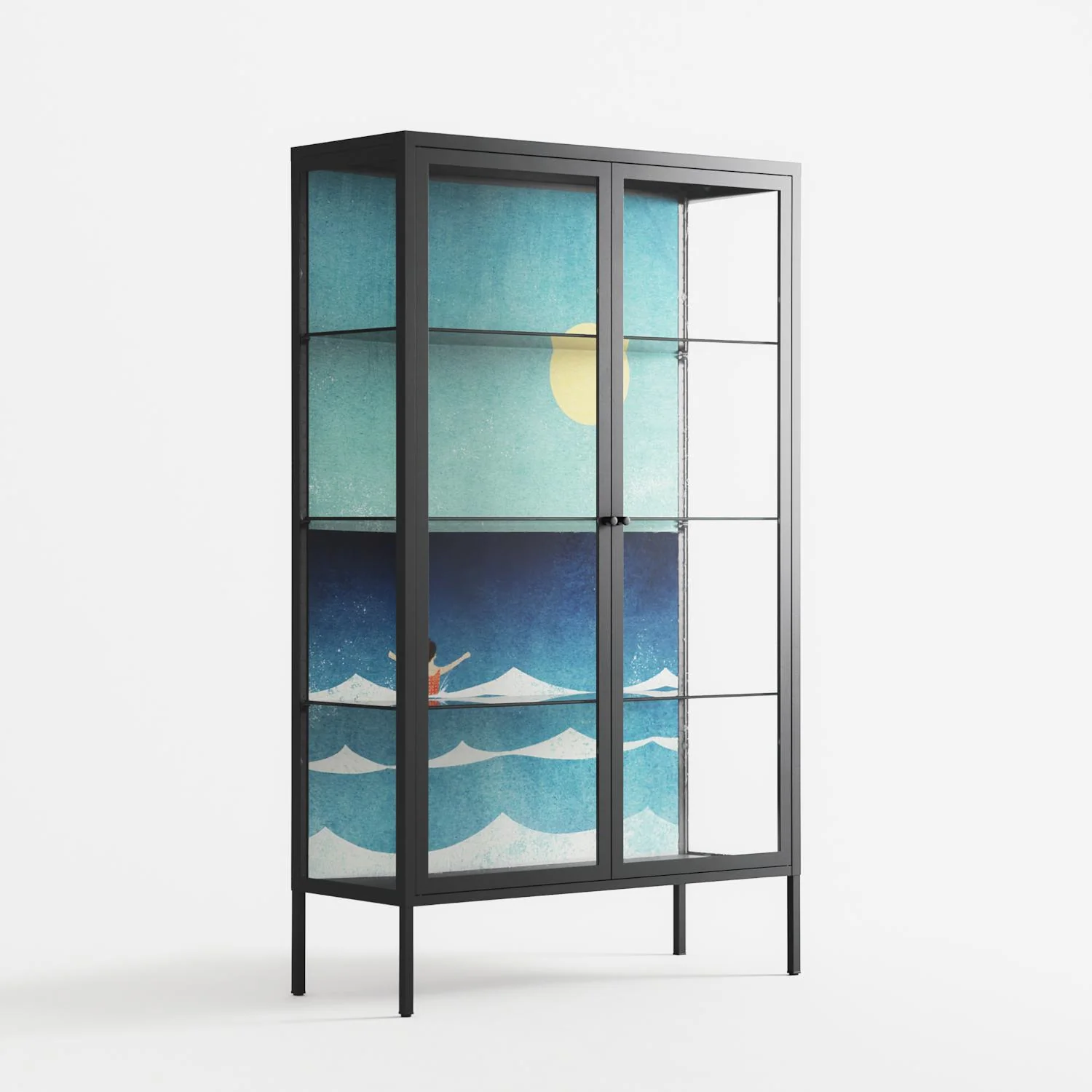 Sea Swim - Cabinet - Henry Rivers - Antracite - Clear glass - Image 4