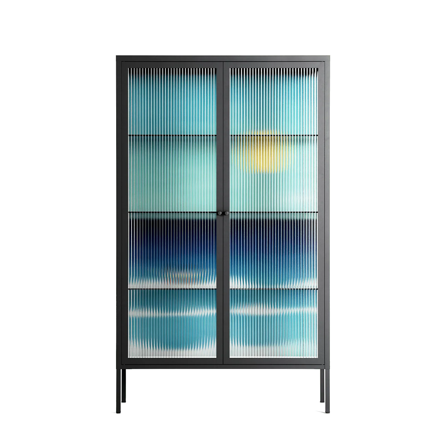 Sea Swim - Cabinet - Henry Rivers - Antracite - Reeded glass