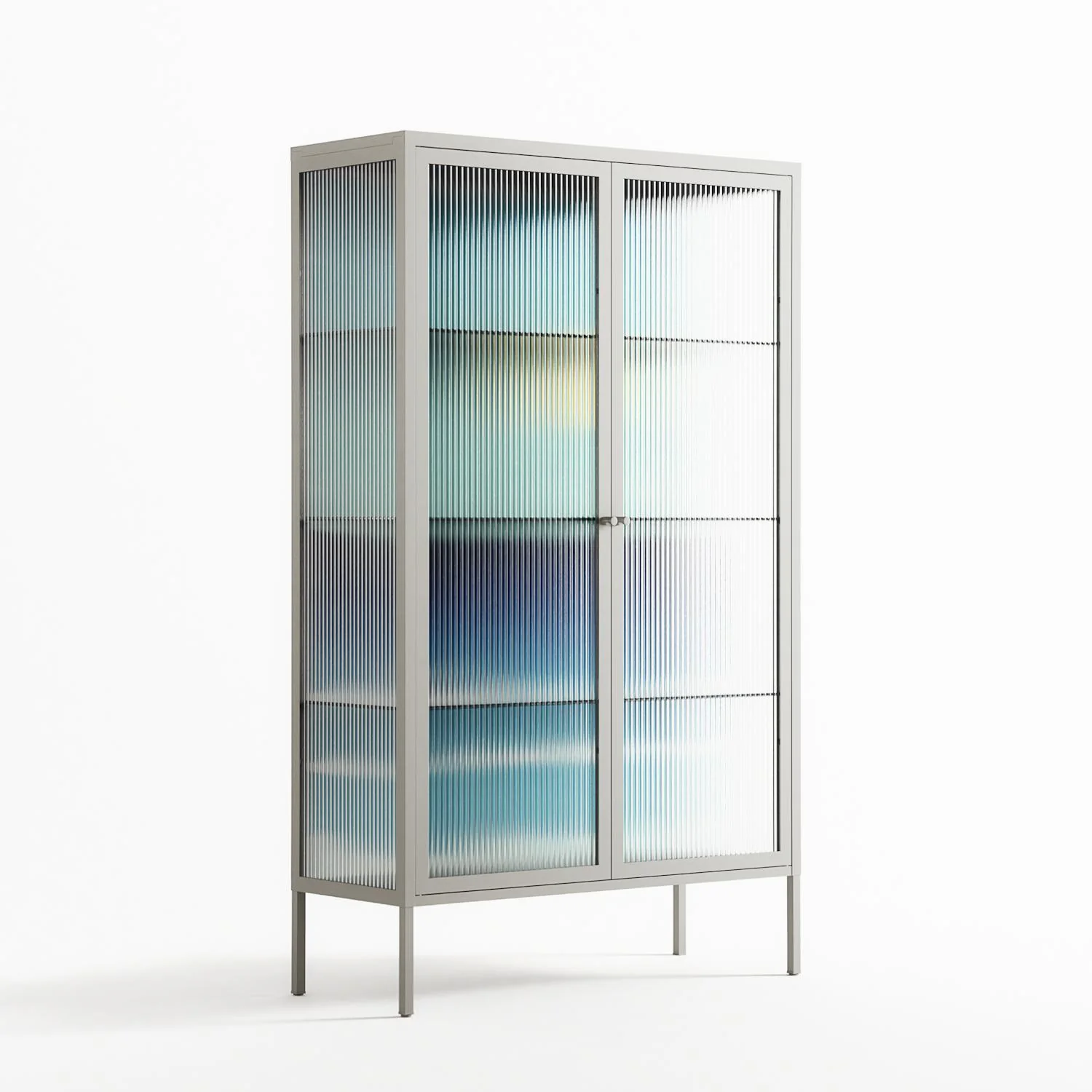 Sea Swim - Cabinet - Henry Rivers - Chalk - Reeded glass - Image 4