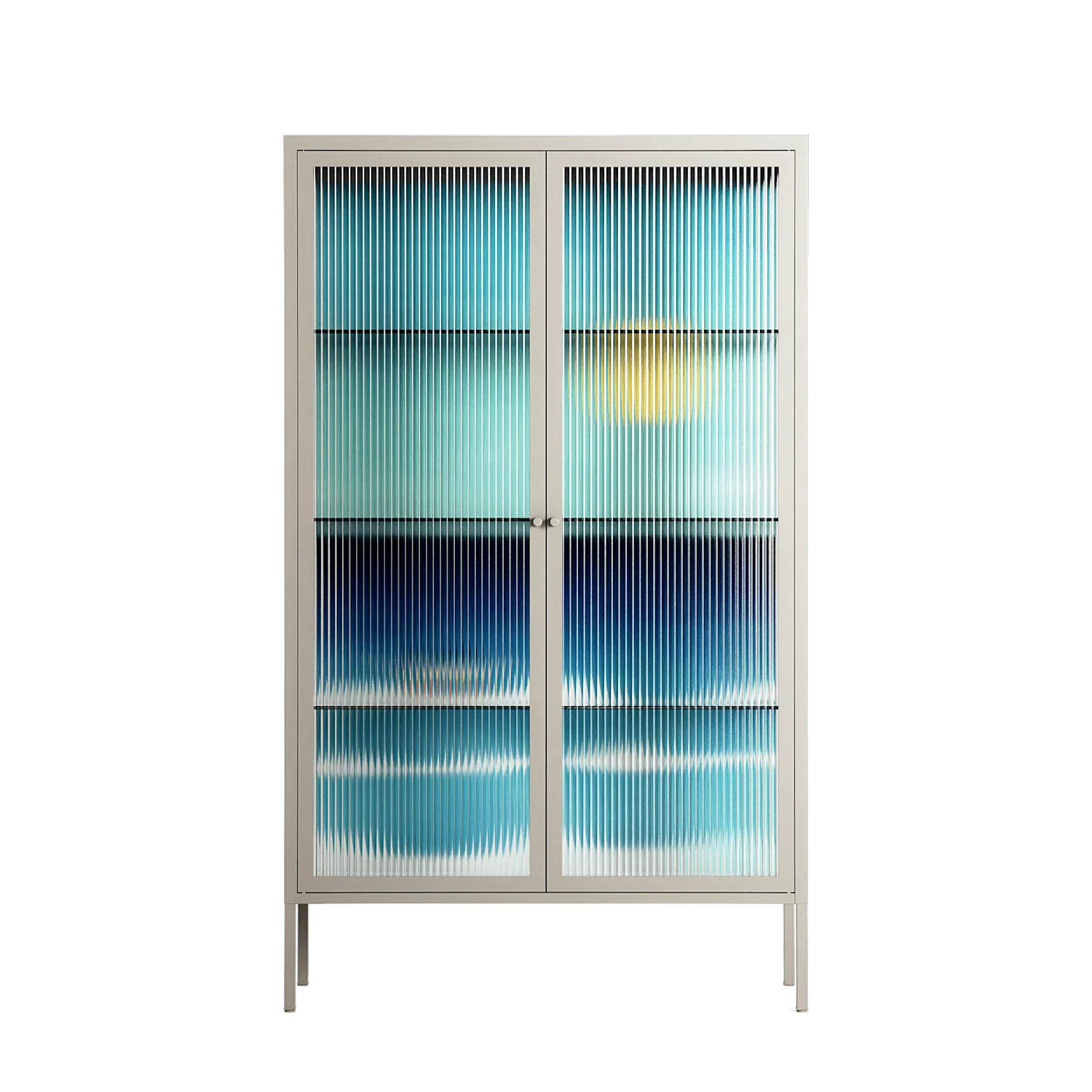 Sea Swim - Cabinet - Henry Rivers - Pebble - Reeded glass