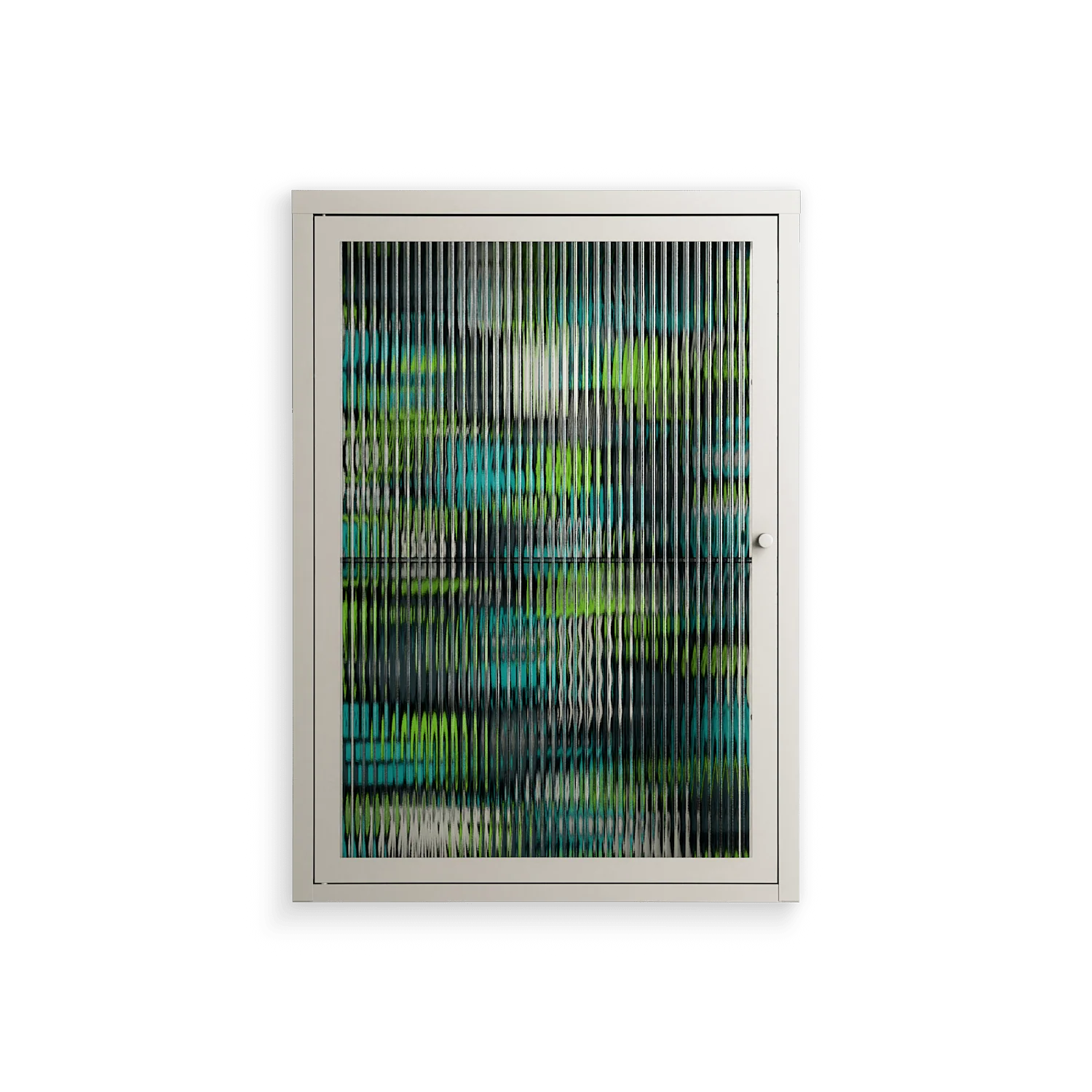 Shapes and Faces - Wall Cabinet - Craig Watkins - Pebble - Reeded glass