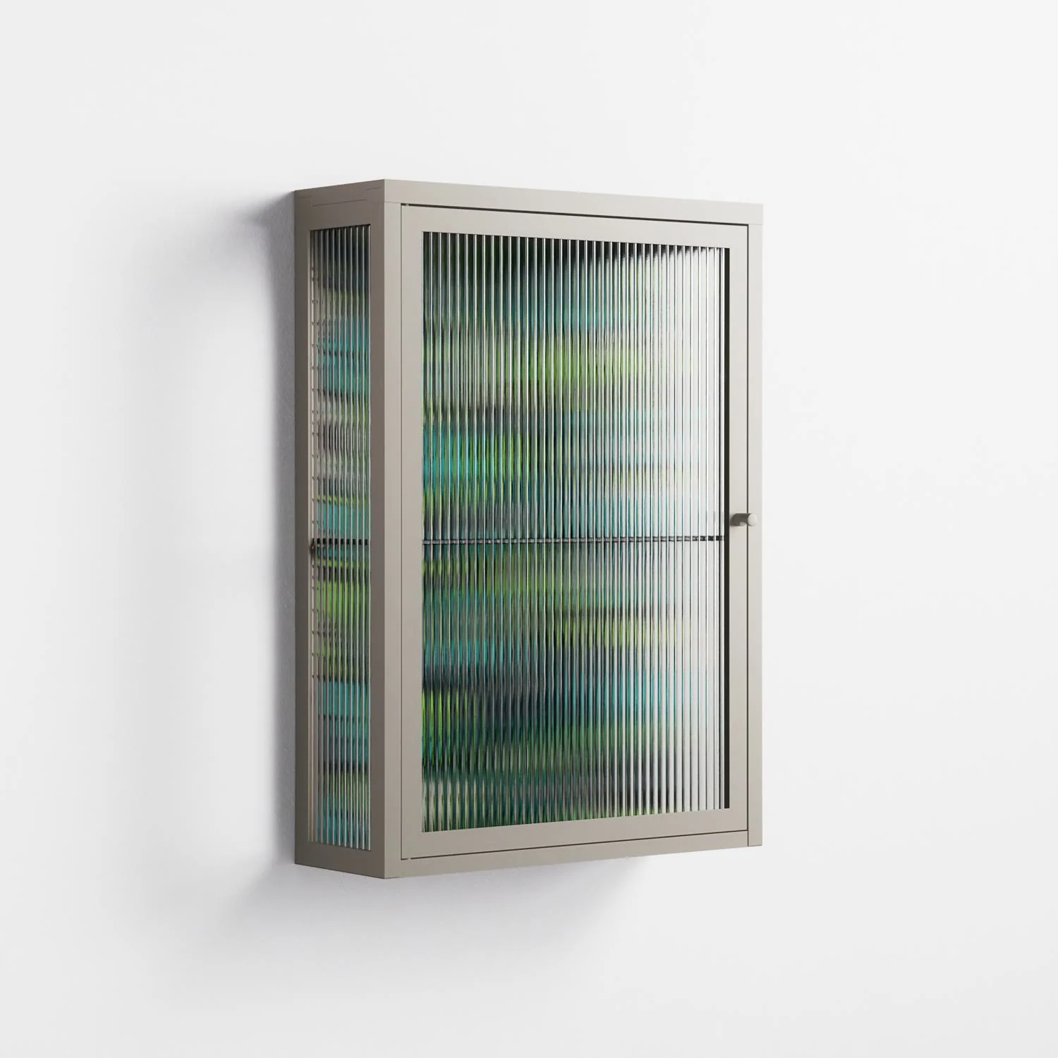 Shapes and Faces - Wall Cabinet - Craig Watkins - Pebble - Reeded glass - Image 4