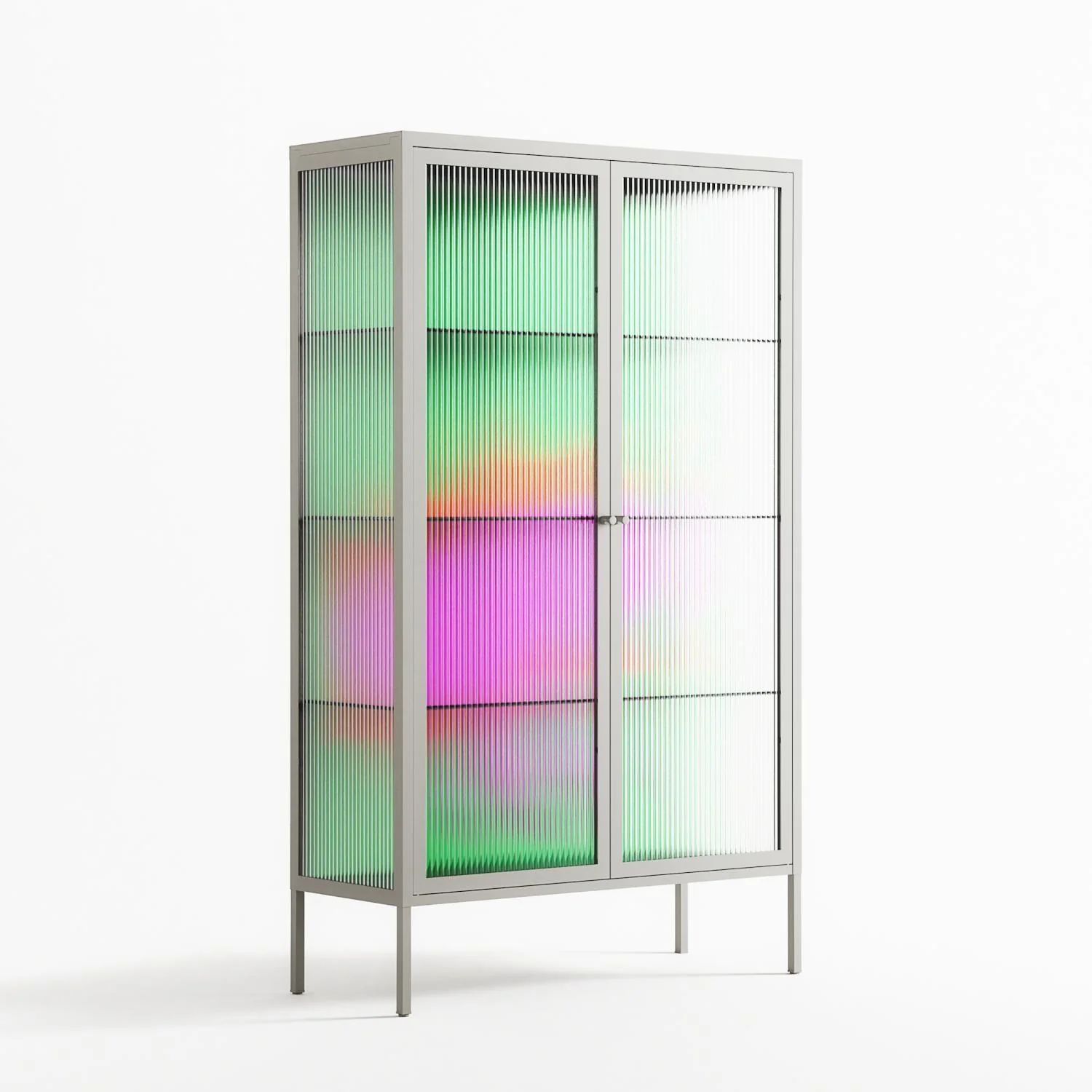 Sit This One Out - Cabinet - Ciara Wade - Chalk - Reeded glass - Image 4