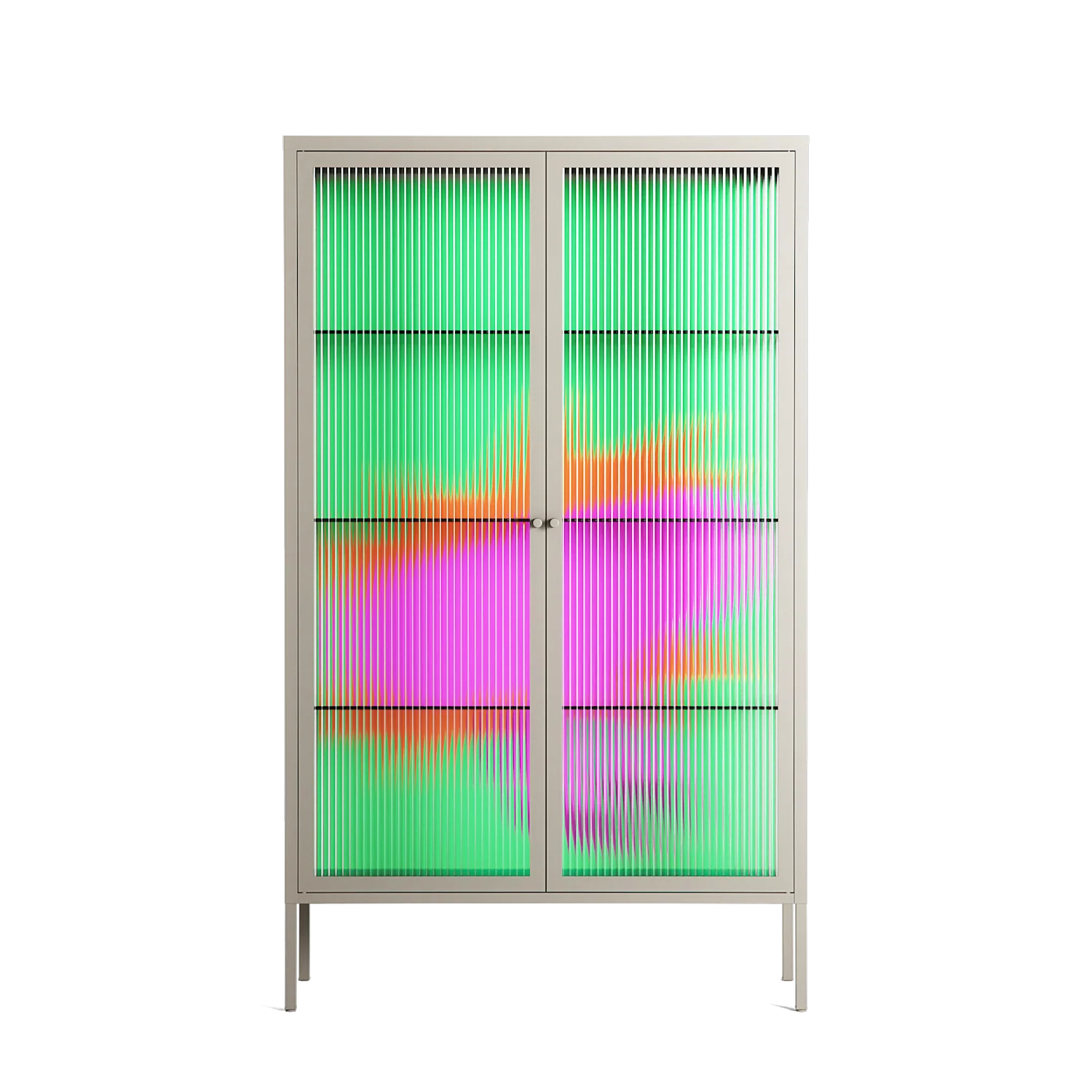 Sit This One Out - Cabinet - Ciara Wade - Pebble - Reeded glass