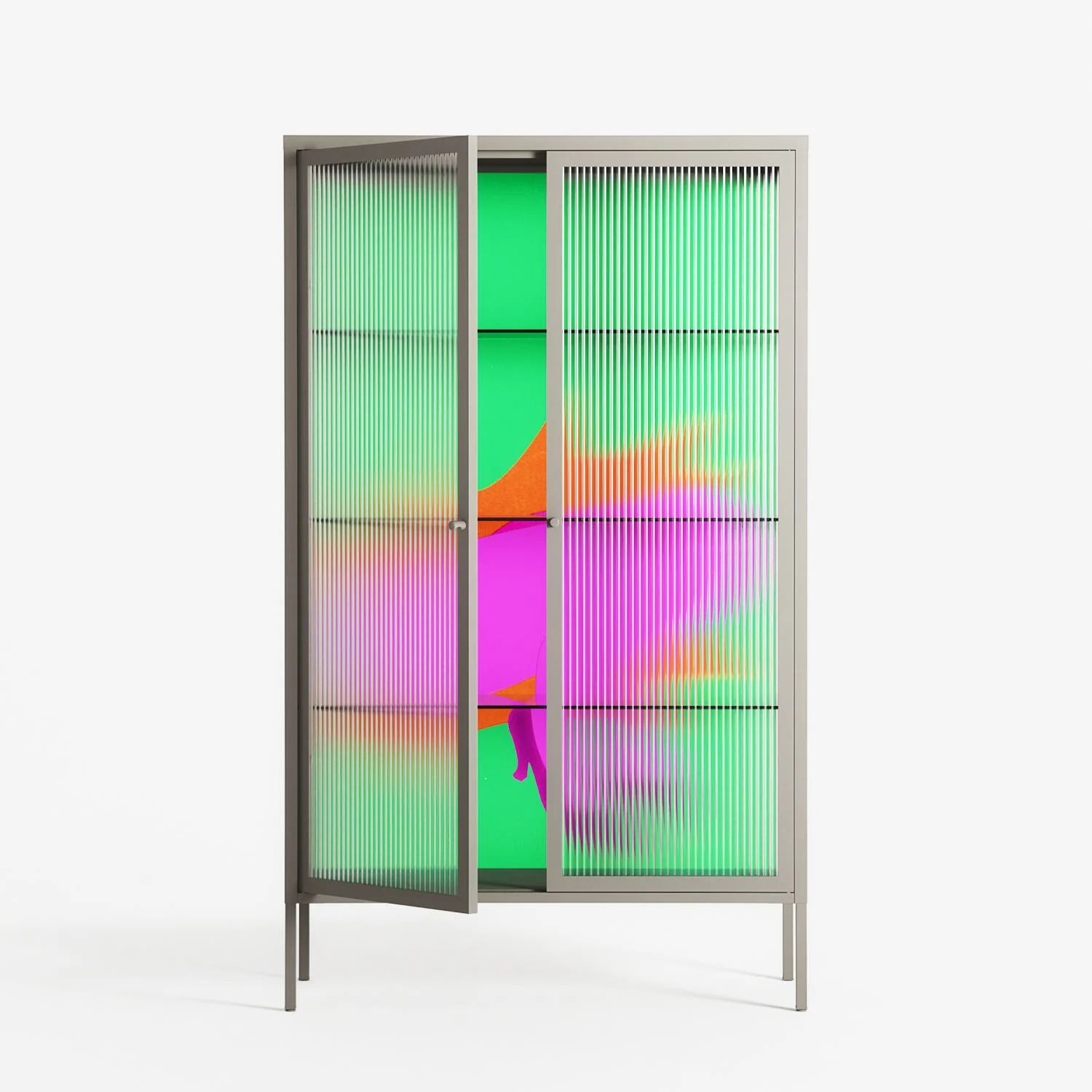 Sit This One Out - Cabinet - Ciara Wade - Pebble - Reeded glass - Image 2